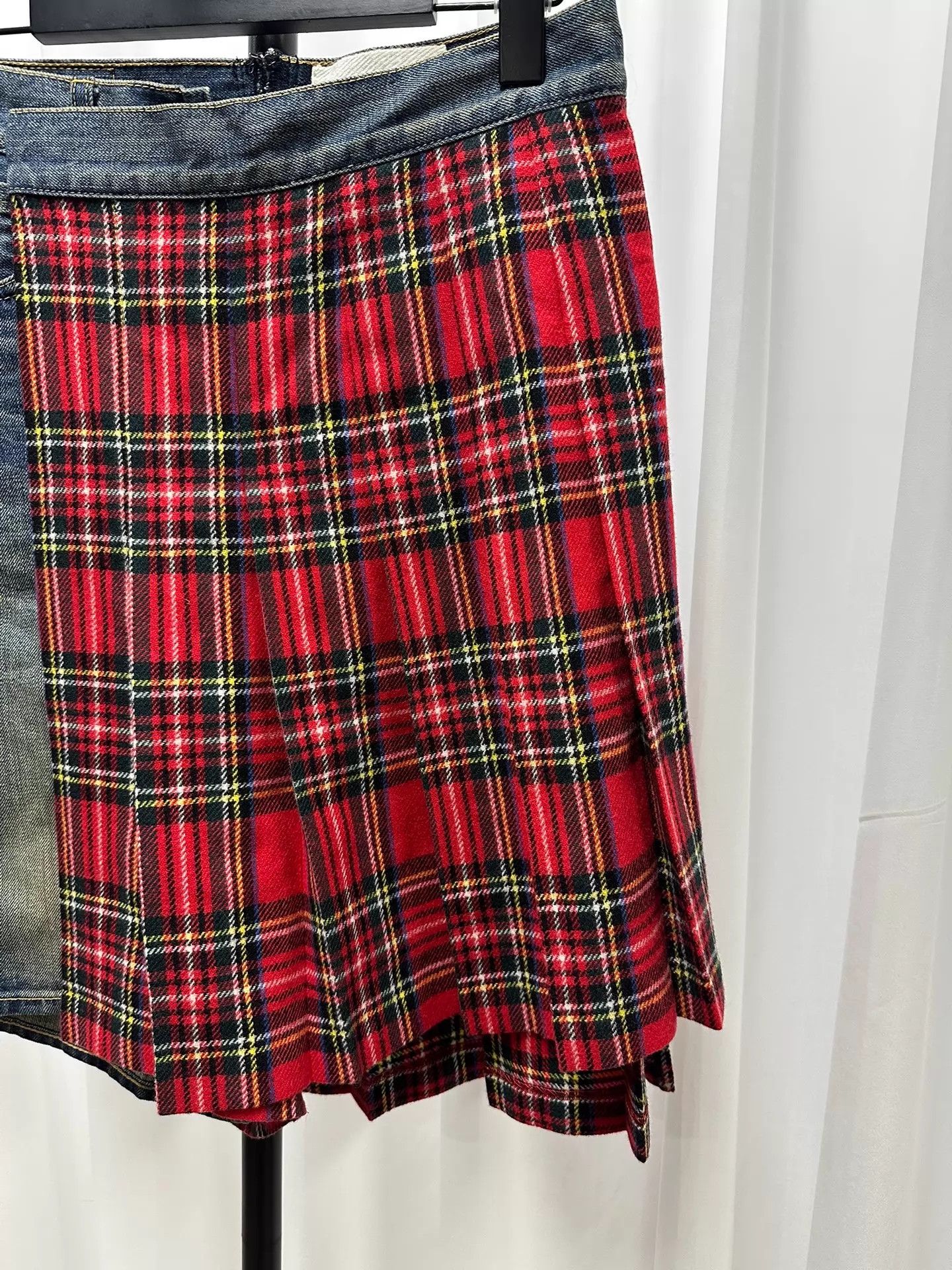 Junya Watanabe Junya Watanabe Color Blocked Short Skirt XS Size 25" / US 0 / IT 36 - 3 Thumbnail