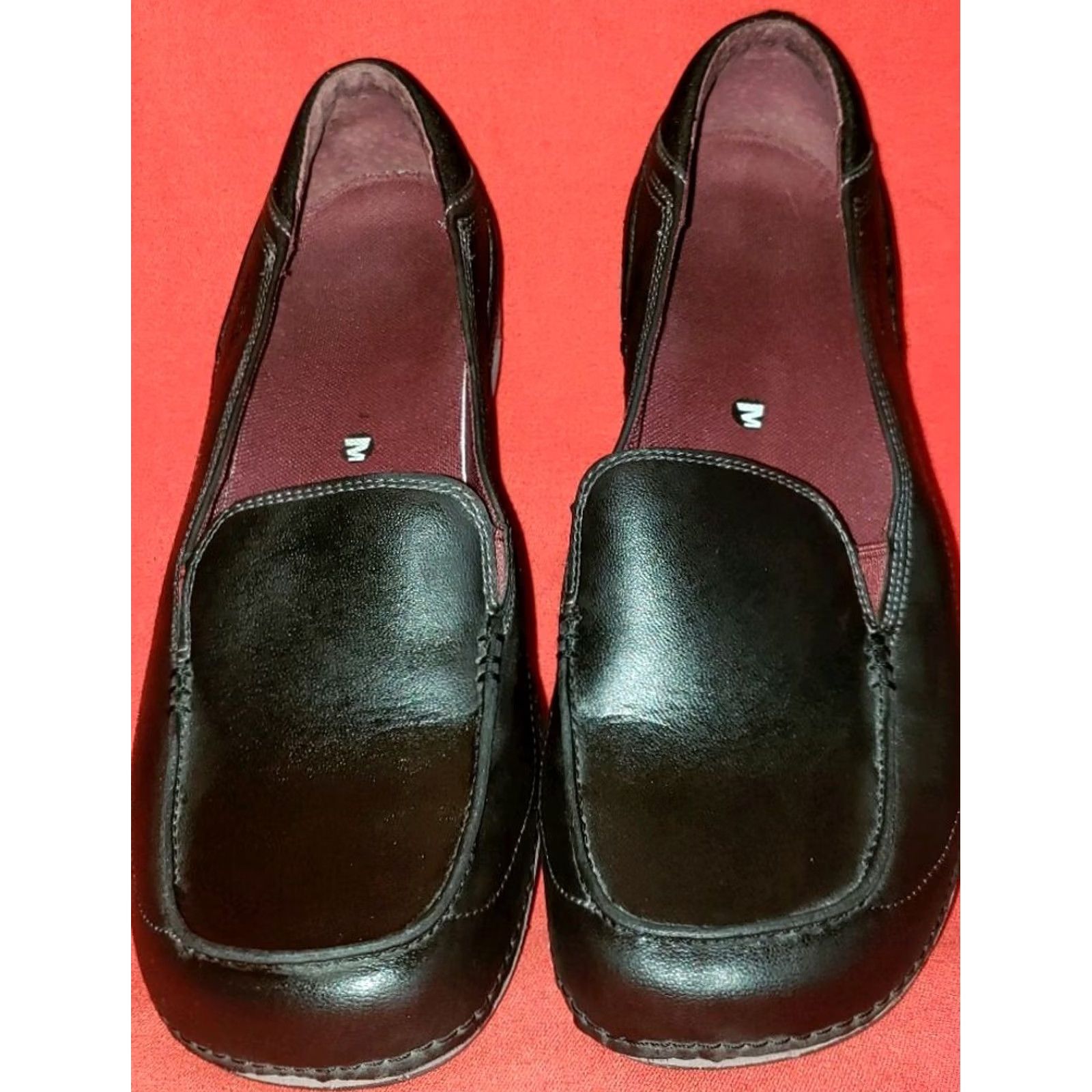 Merrell Merrell Women's Loafer 10M Black Leather Casual Shoes J227314C Size US 8 / IT 38 - 3 Thumbnail
