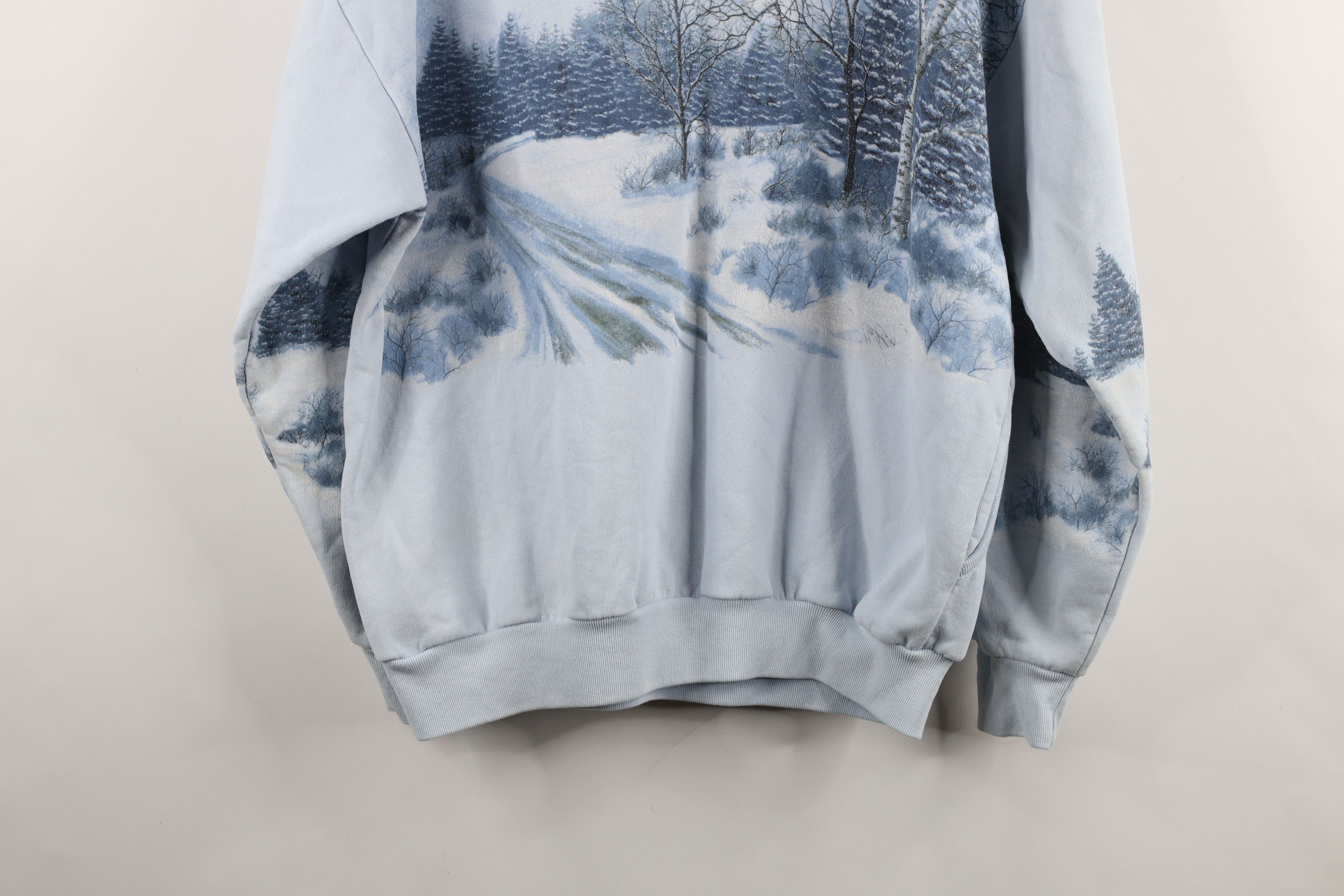 Vintage Vintage 90s Streetwear Christmas Farmhouse All Sweatshirt Size L / US 10 / IT 46 - 14 Thumbnail