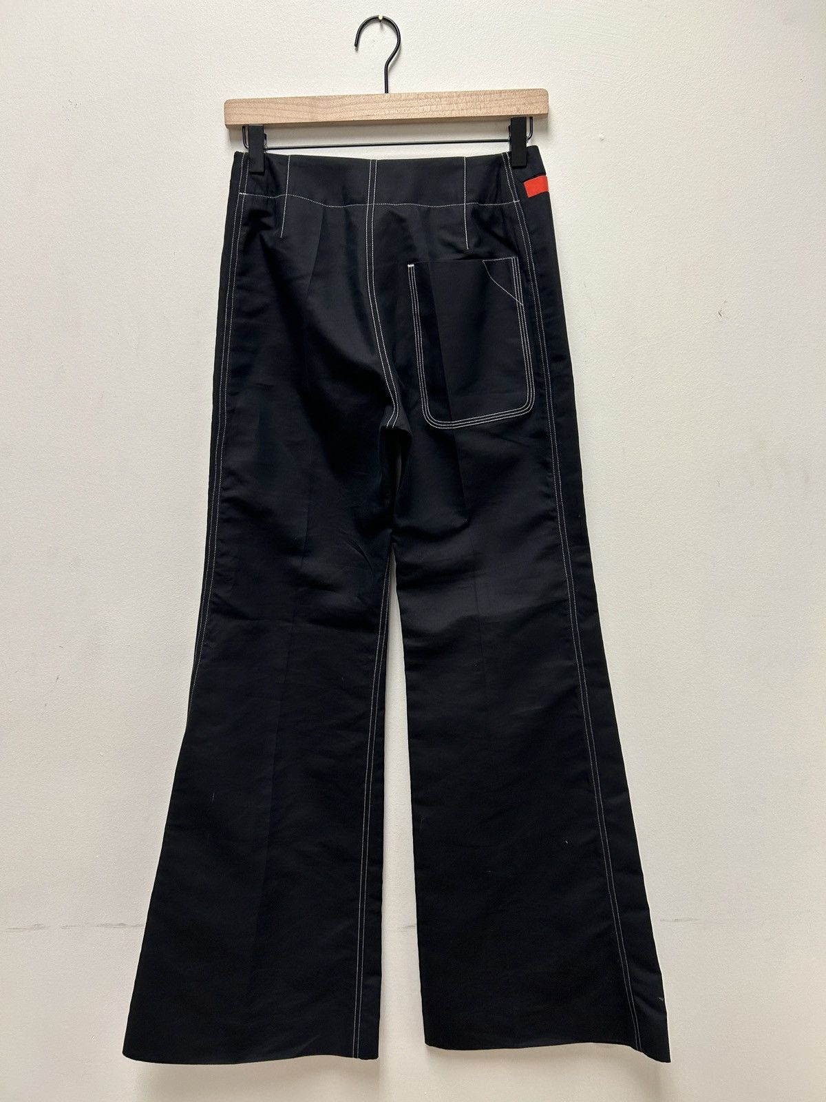 Celine FW14 Contrast Stitch Flare Trousers Size 26" / US 2 / IT 38 - 3 Thumbnail