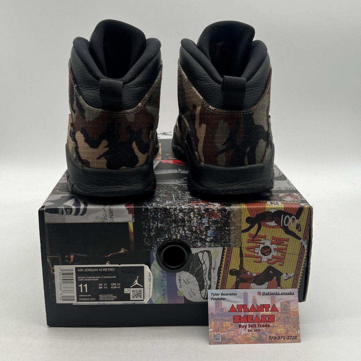 Jordan Brand Air Jordan 10 woodland camo Size US 11 / EU 44 - 3 Thumbnail