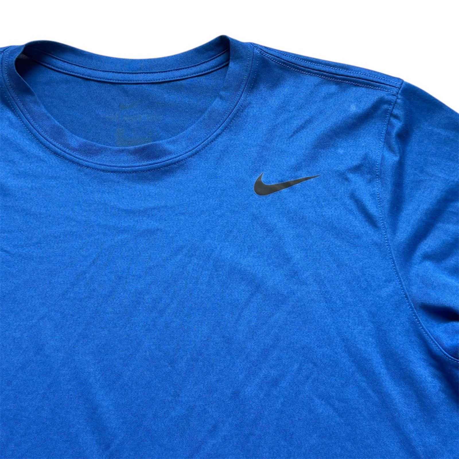 Nike M The NIKE Tee Dri Fit Long Sleeve Solid Royal Blue Shirt Size US M / EU 48-50 / 2 - 2 Thumbnail