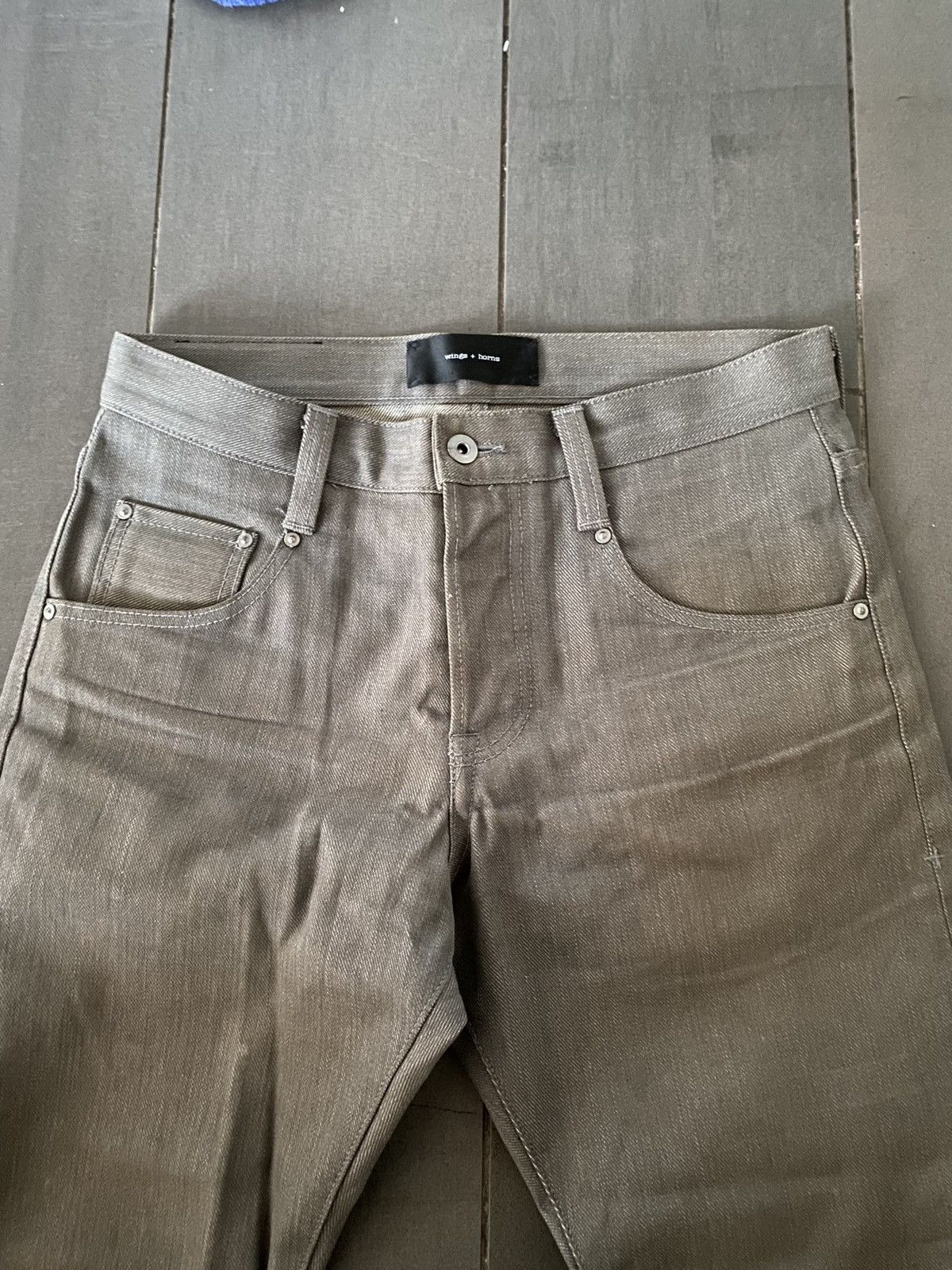 Wings + Horns Wings + Horns Raw Japanese Selvage denim Size US 30 / EU 46 - 6 Thumbnail