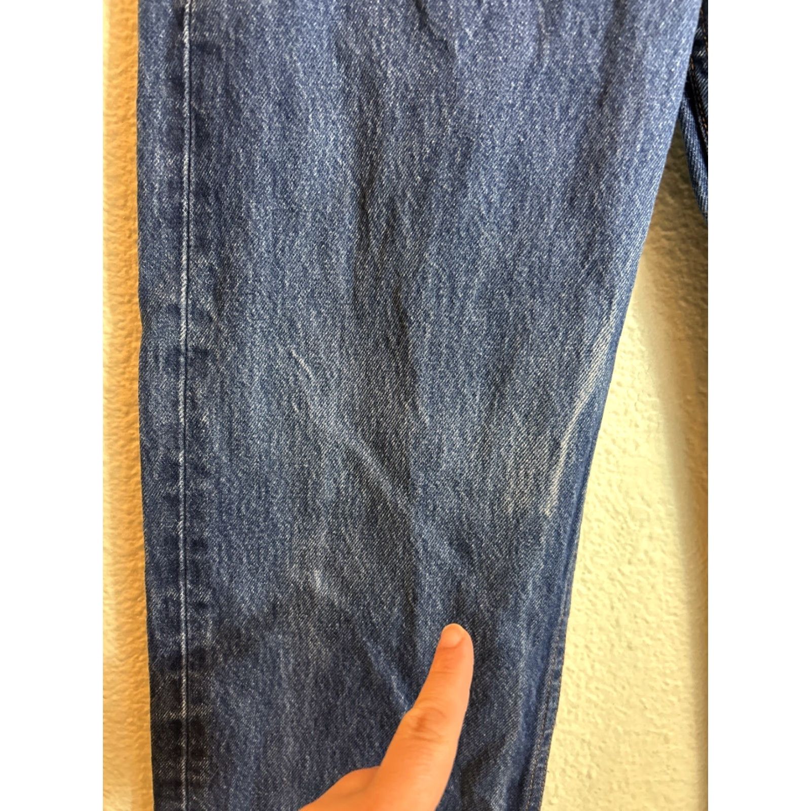 Levi's VINTAGE Levi's 501 Button Fly Jeans Dark Wash 32x34 Men Regular Blue Straight 90s Size US 32 / EU 48 - 6 Thumbnail