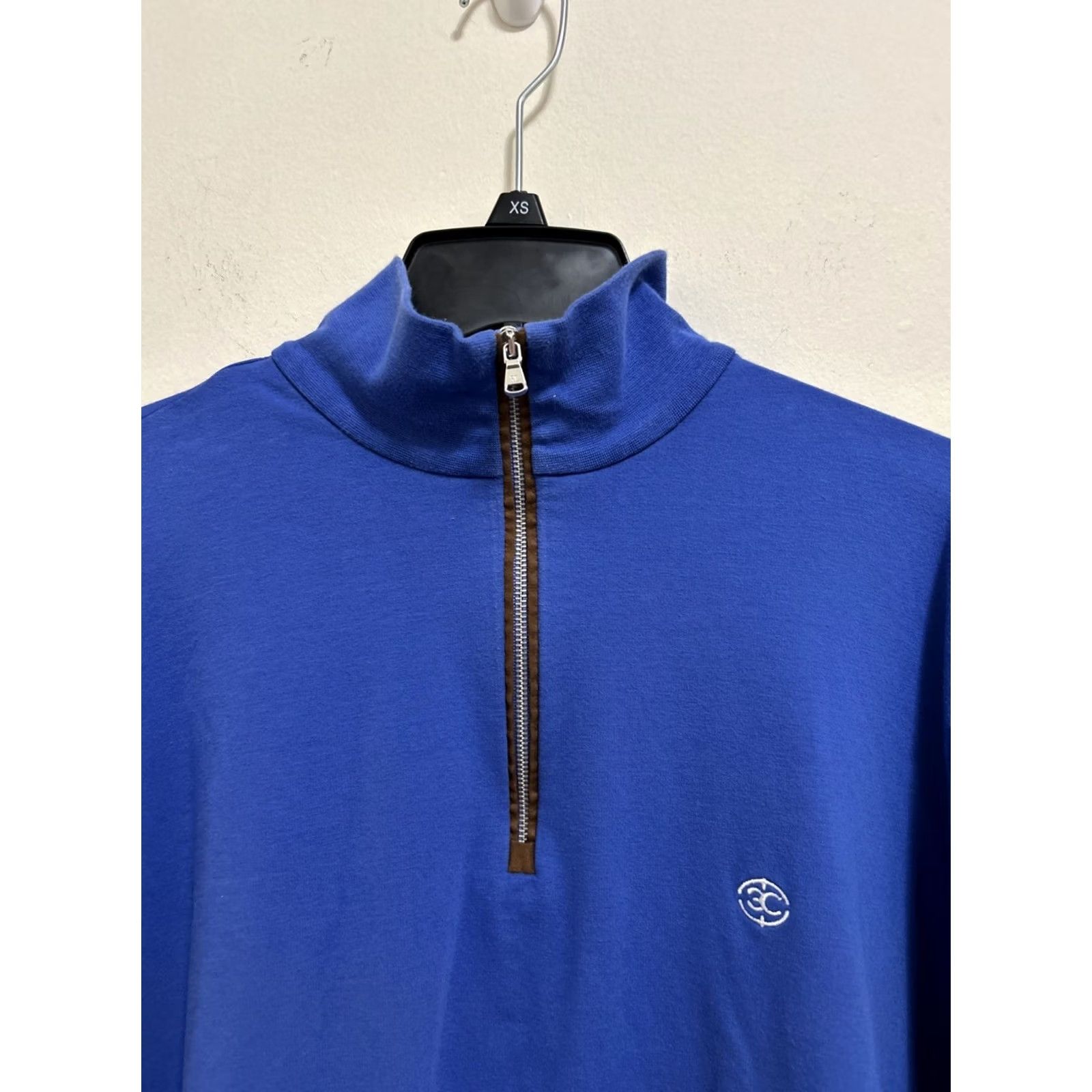 Polo Ralph Lauren Polo Ralph Lauren Sweater Mens M Blue 1/4 Zip Water Repellent Pullover Size US M / EU 48-50 / 2 - 4 Thumbnail