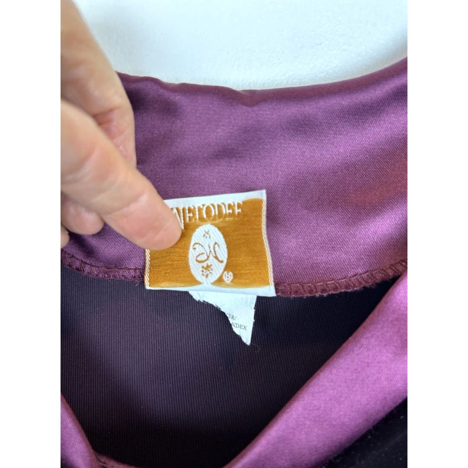 Velour Melodee Purple Velour Dress Midi Womens 10 Shift Casual Event Size L / US 10 / IT 46 - 7 Thumbnail