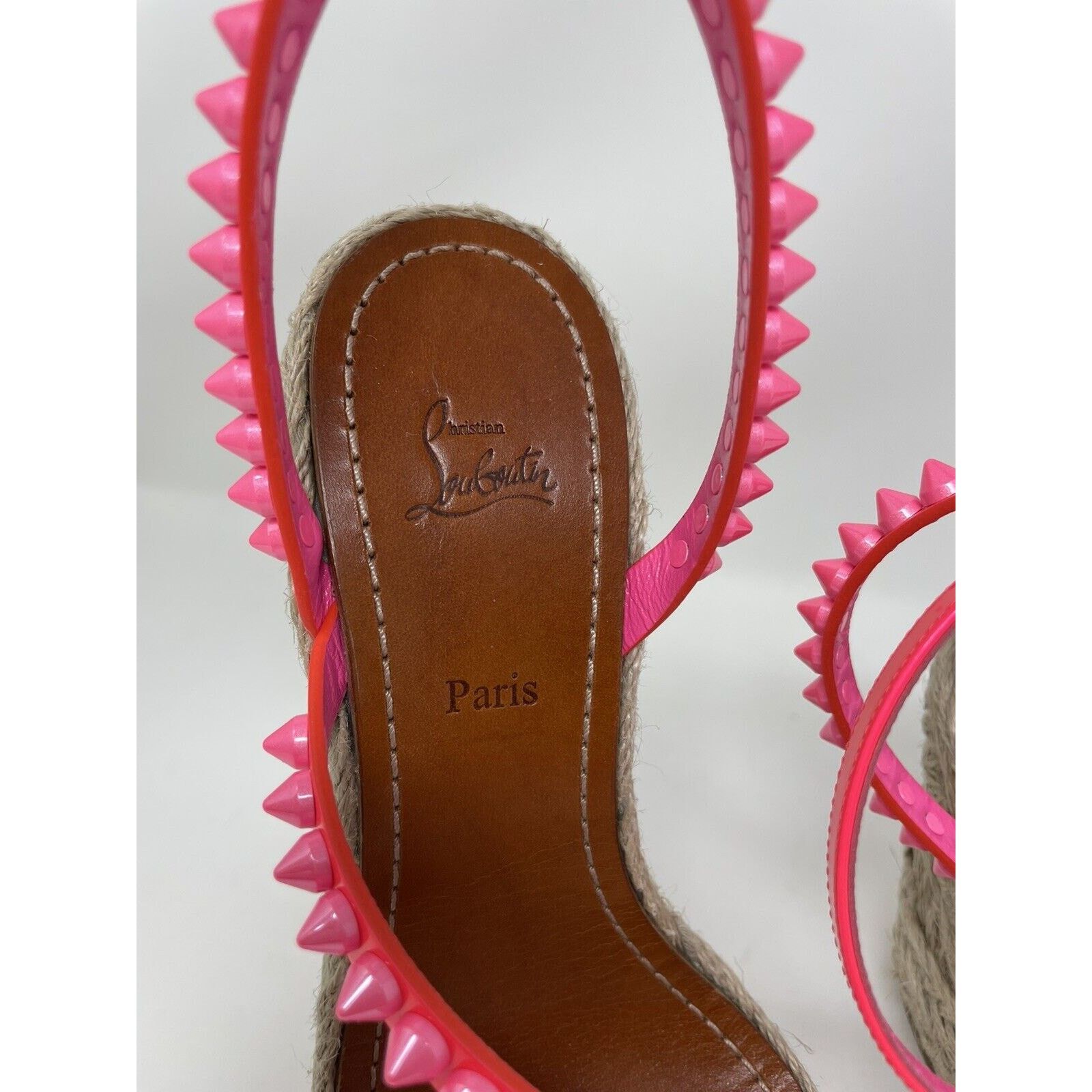 Christian Louboutin Christian Louboutin Mafaldina Zeppa 120 Pink NIB 39 Size US 9 / IT 39 - 6 Thumbnail