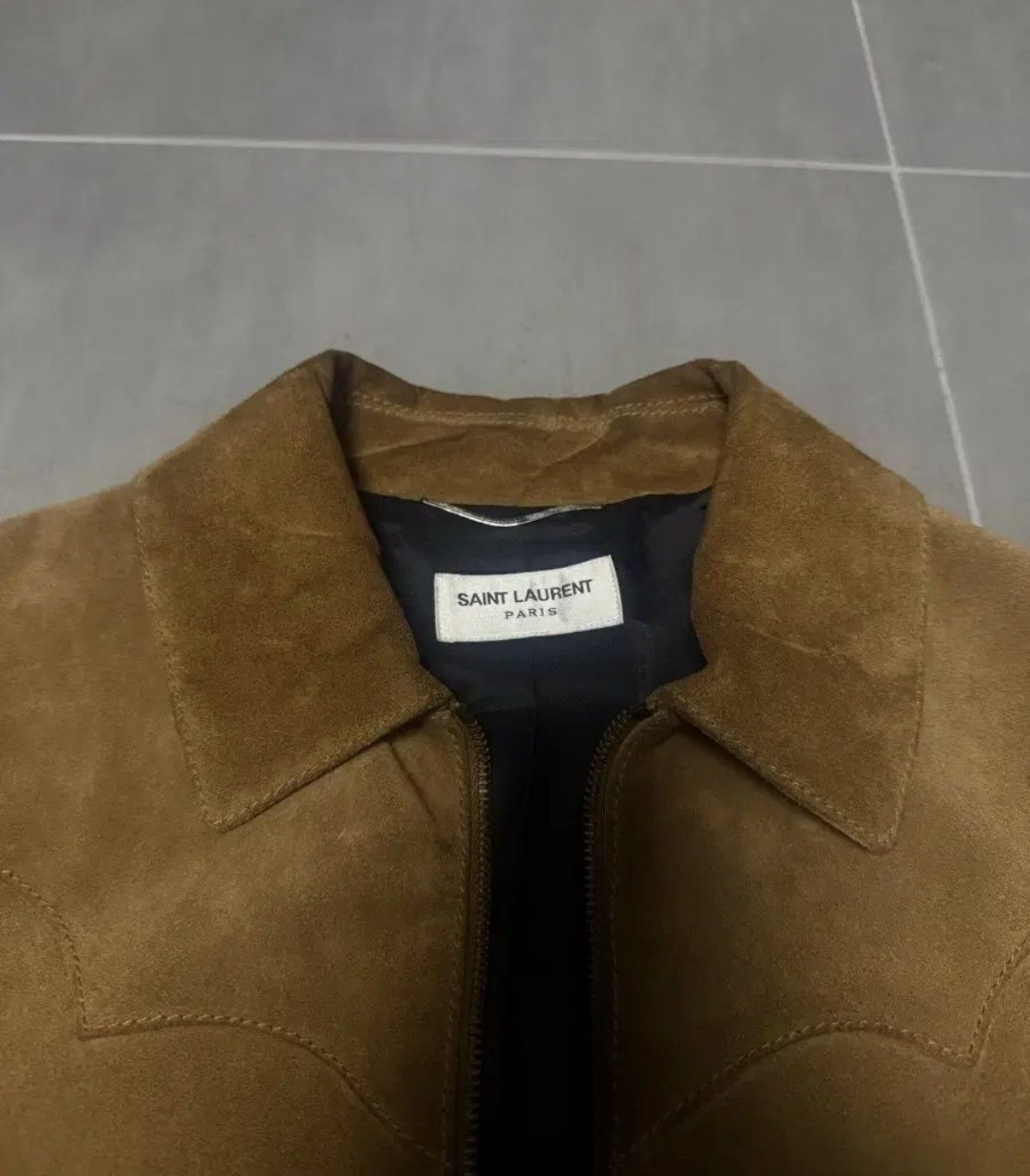 Saint Laurent Paris Saint laurent western suede leather jacket sz46 Size US S / EU 44-46 / 1 - 2 Thumbnail
