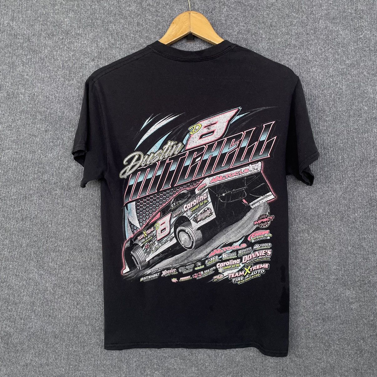 NASCAR × Vintage Dustin Mitchell Racing Promo T Shirt Size US M / EU 48-50 / 2 - 5 Thumbnail