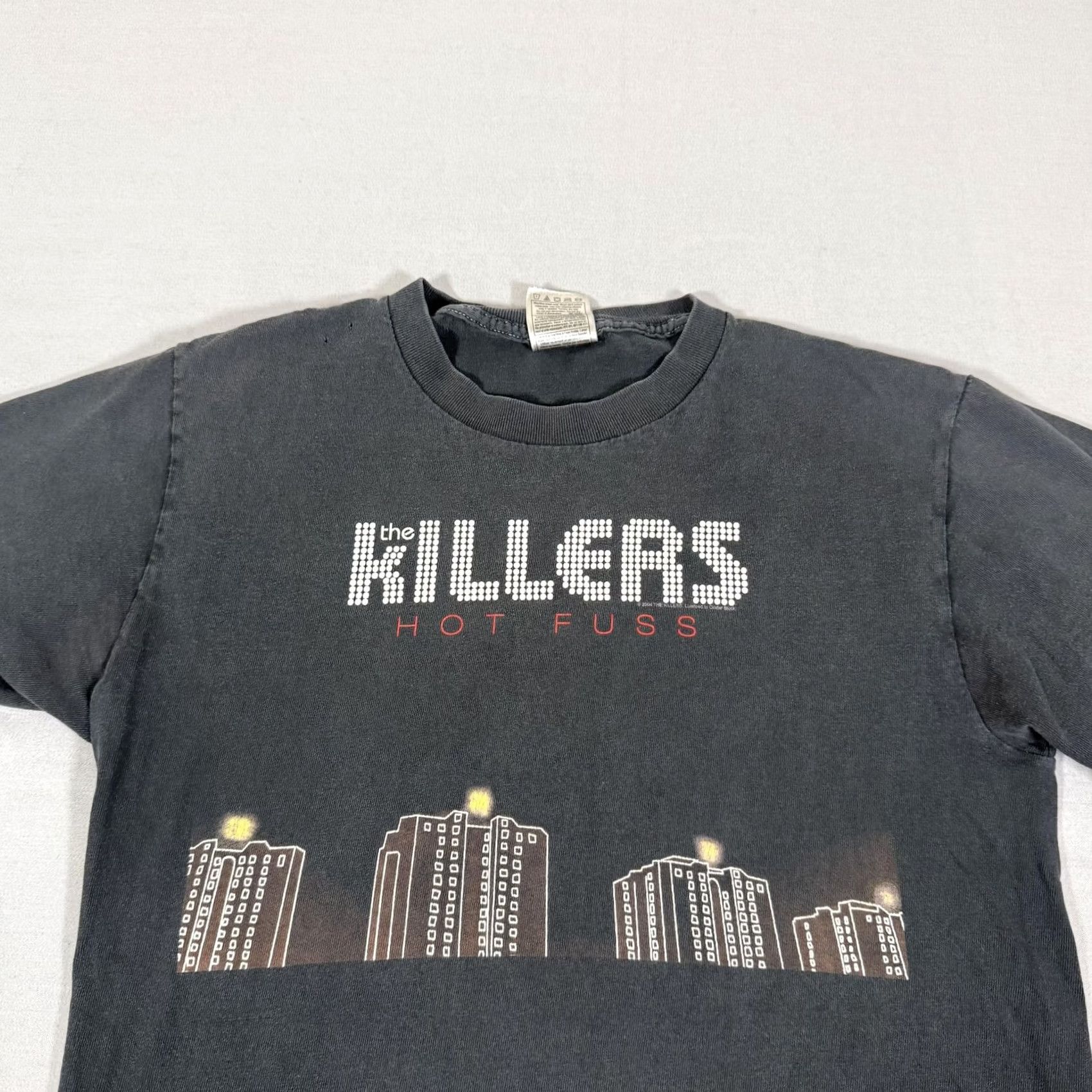 Fruit Of The Loom VINTAGE The Killers Shirt Mens S Black Hot Fuss Band Music Concert Tee Size US S / EU 44-46 / 1 - 2 Thumbnail