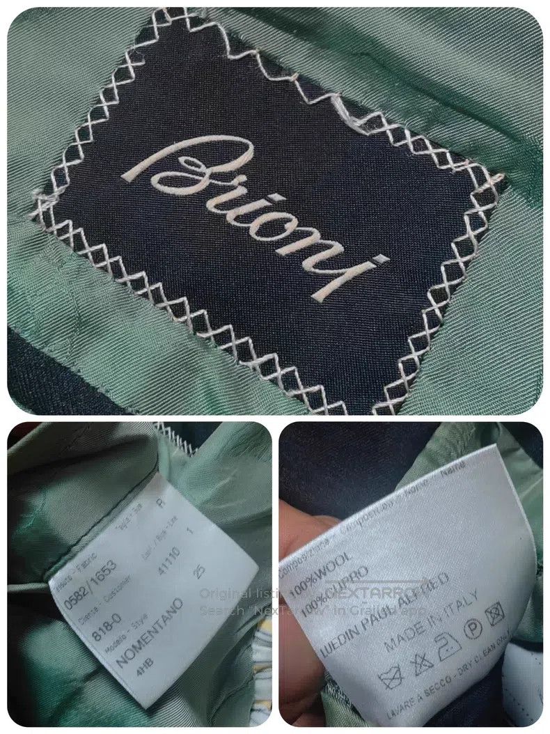 Brioni Brioni Carbon black wool single-breasted suit Size US XL / EU 56 / 4 - 5 Thumbnail