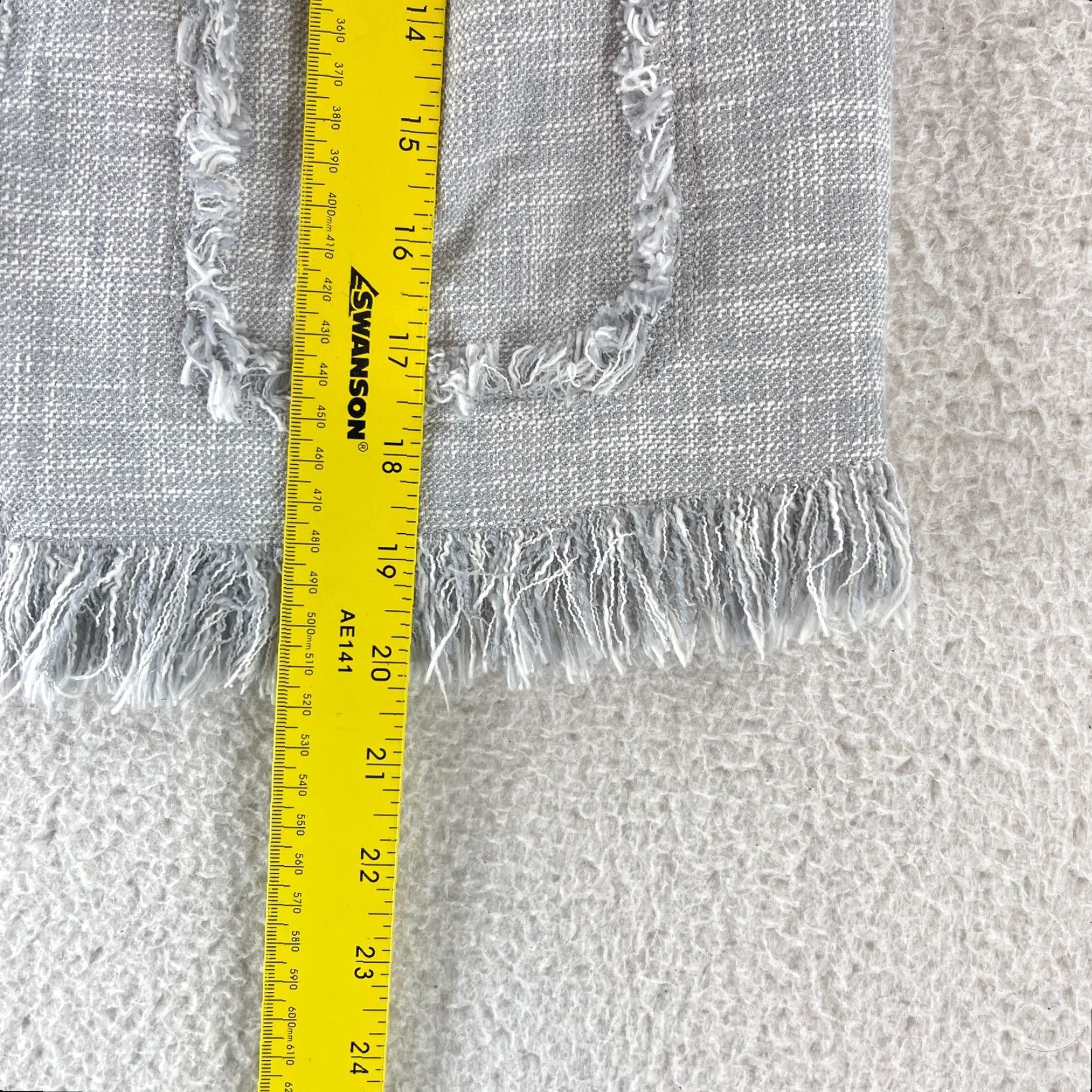 Rebecca Taylor Rebecca Taylor Slub Suiting Jacket Womens Size 4 Gray Fringe Hem Full Zip LS Jacket Size S / US 4 / IT 40 - 7 Thumbnail
