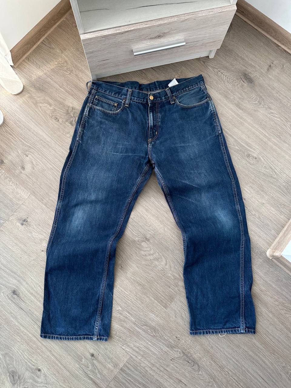 Carhartt × Carhartt Wip × Vintage Vintage Carhartt Western Denim Baggy Pants Size US 30 / EU 46 - 10 Thumbnail