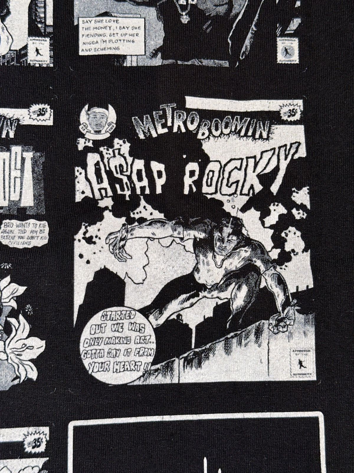 Metro Boomin × Rap Tees Metro Boomin All Star Cast Trap Rapper Comic Book Heroes Tee Size US XL / EU 56 / 4 - 10 Thumbnail
