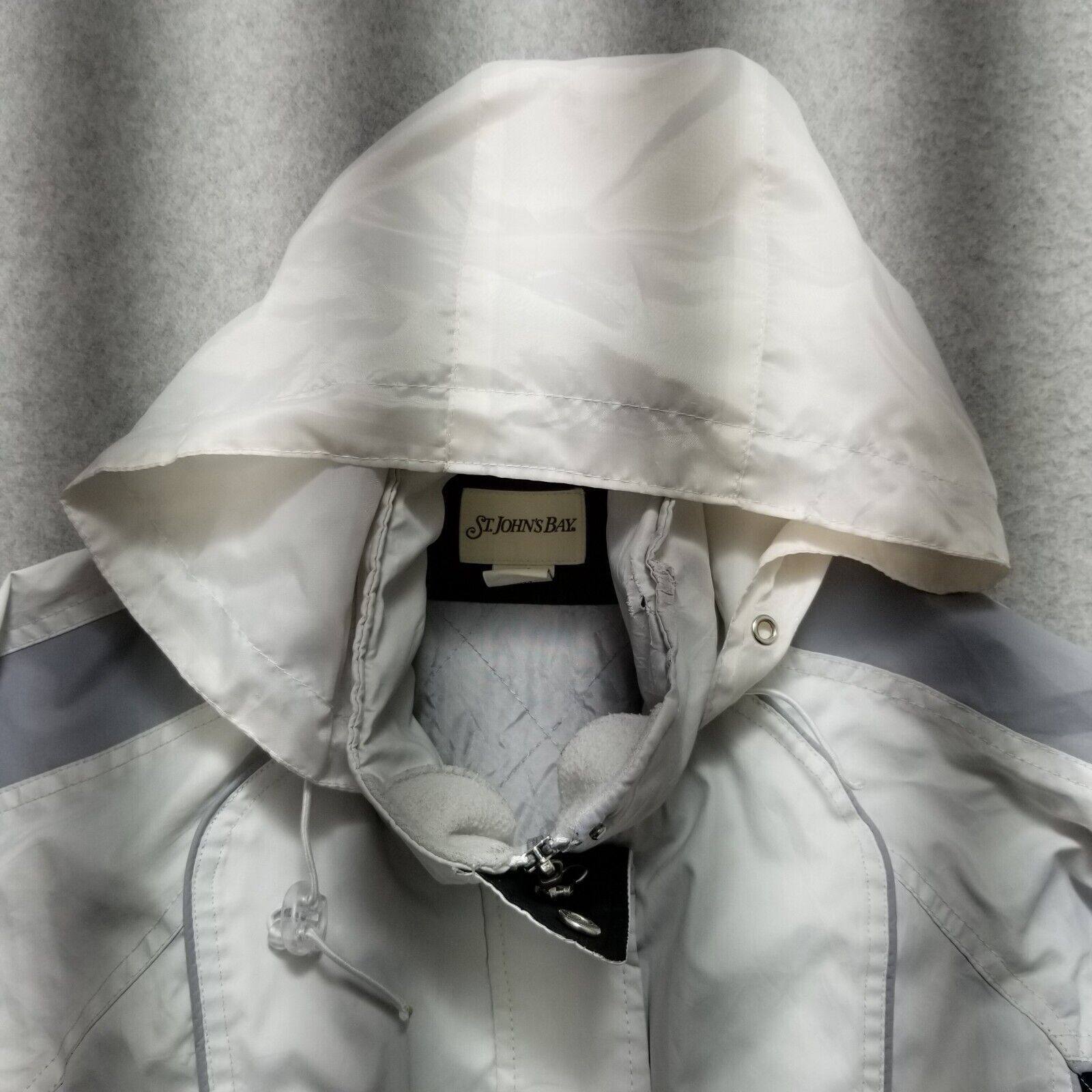 St. Johns Bay St Johns Bay Womens Jacket Small Pockets Full Zip Hooded Size S / US 4 / IT 40 - 4 Thumbnail