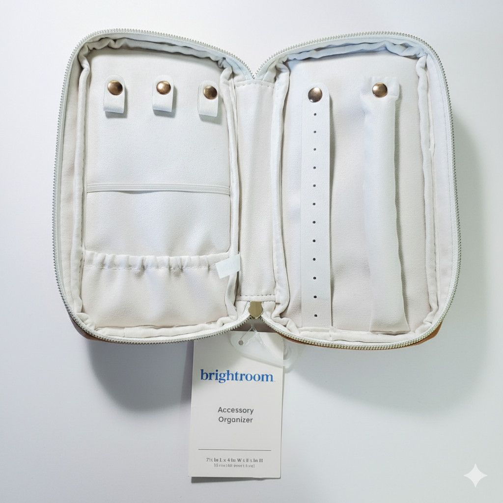 Other Brightroom 8x4" NEW Jewelry Travel Case Zip Around Organizer Size ONE SIZE - 1 Thumbnail
