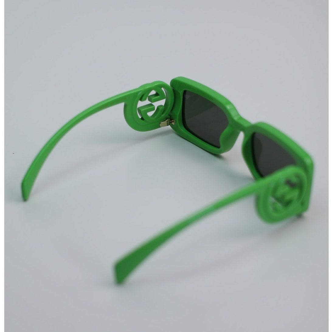 Gucci NEW Gucci Sunglasses GG1325S 009 Acid Green Grey Authentic Size ONE SIZE - 5 Thumbnail