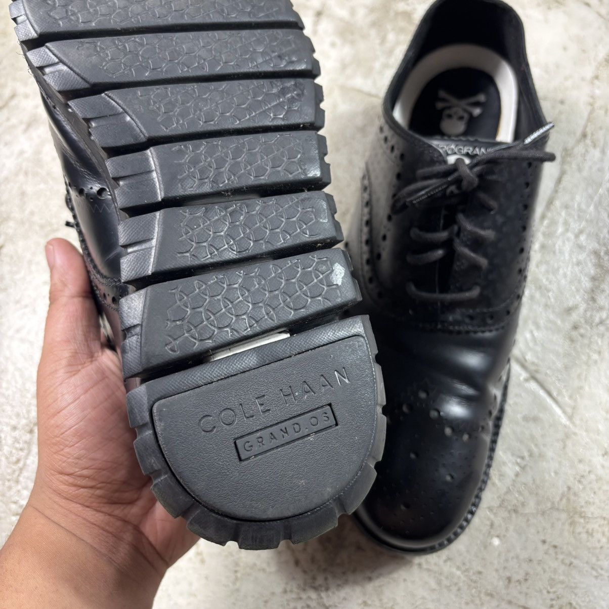 Cole Haan × Mastermind Japan Cole Haan Zerogrand Mastermind - Wingtip Oxford Shoes Size US 8.5 / EU 41-42 - 4 Thumbnail