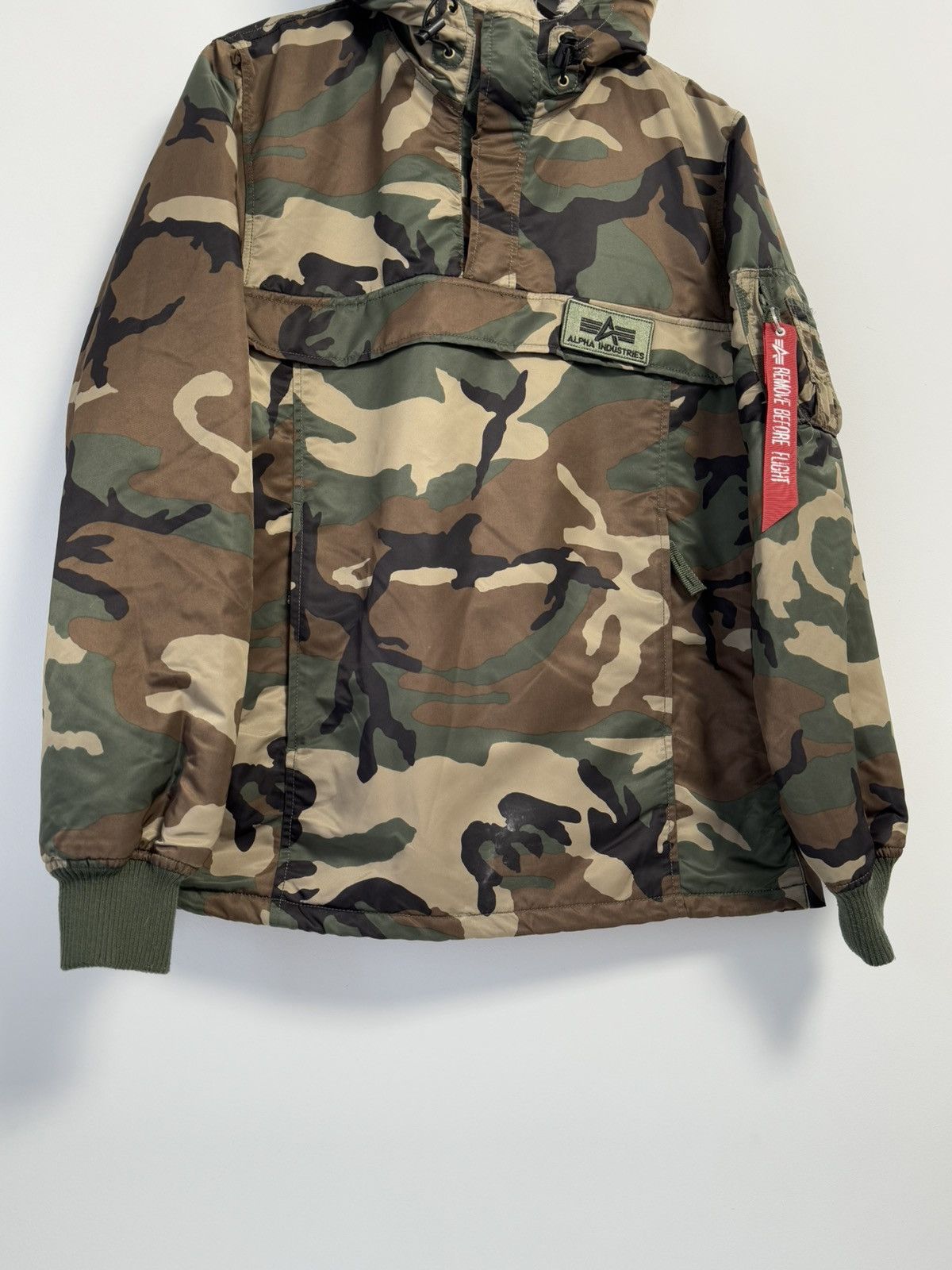 Alpha Industries ALPHA INDUSTRIES Hpo Anorak Camo pour Hommes Blousons Size US L / EU 52-54 / 3 - 2 Thumbnail
