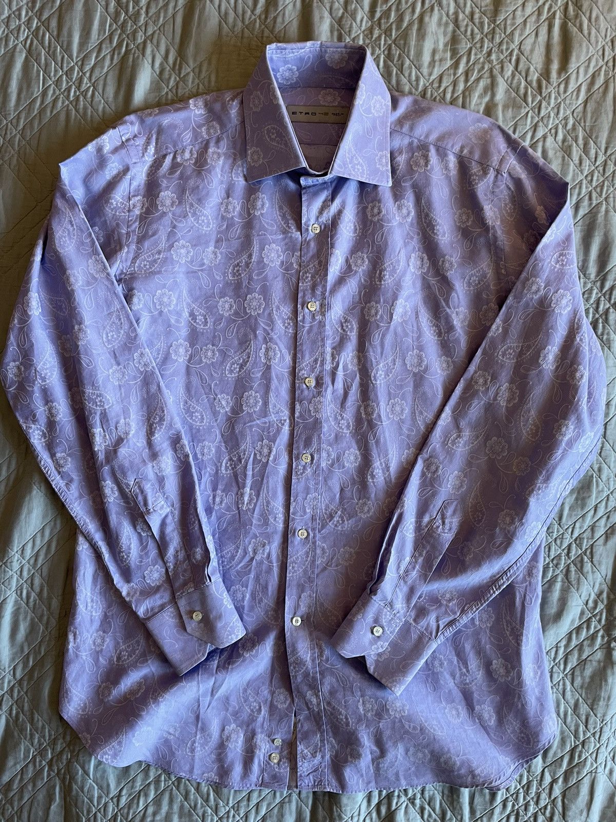 Etro Paisley Print Shirt Size US L / EU 52-54 / 3 - 2 Thumbnail