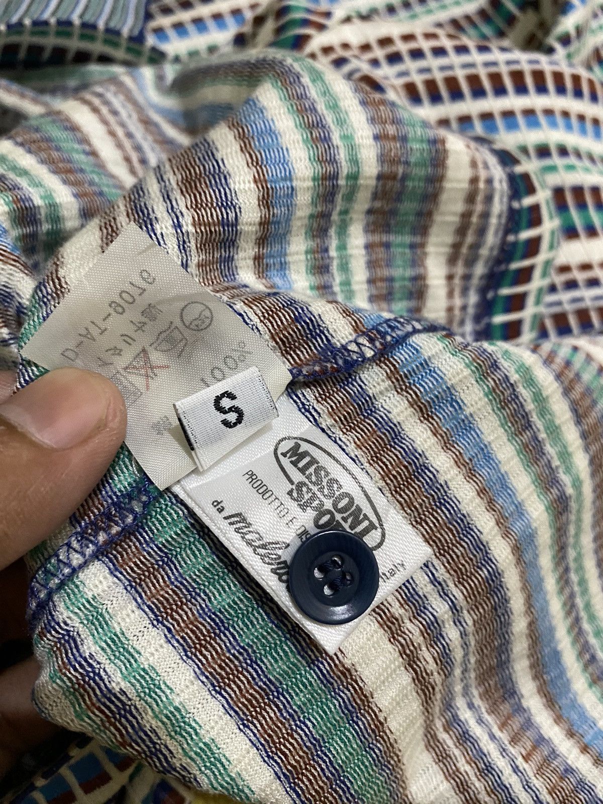 Missoni × Vintage Vintage Missoni Sports Poloshirts Size US S / EU 44-46 / 1 - 6 Thumbnail