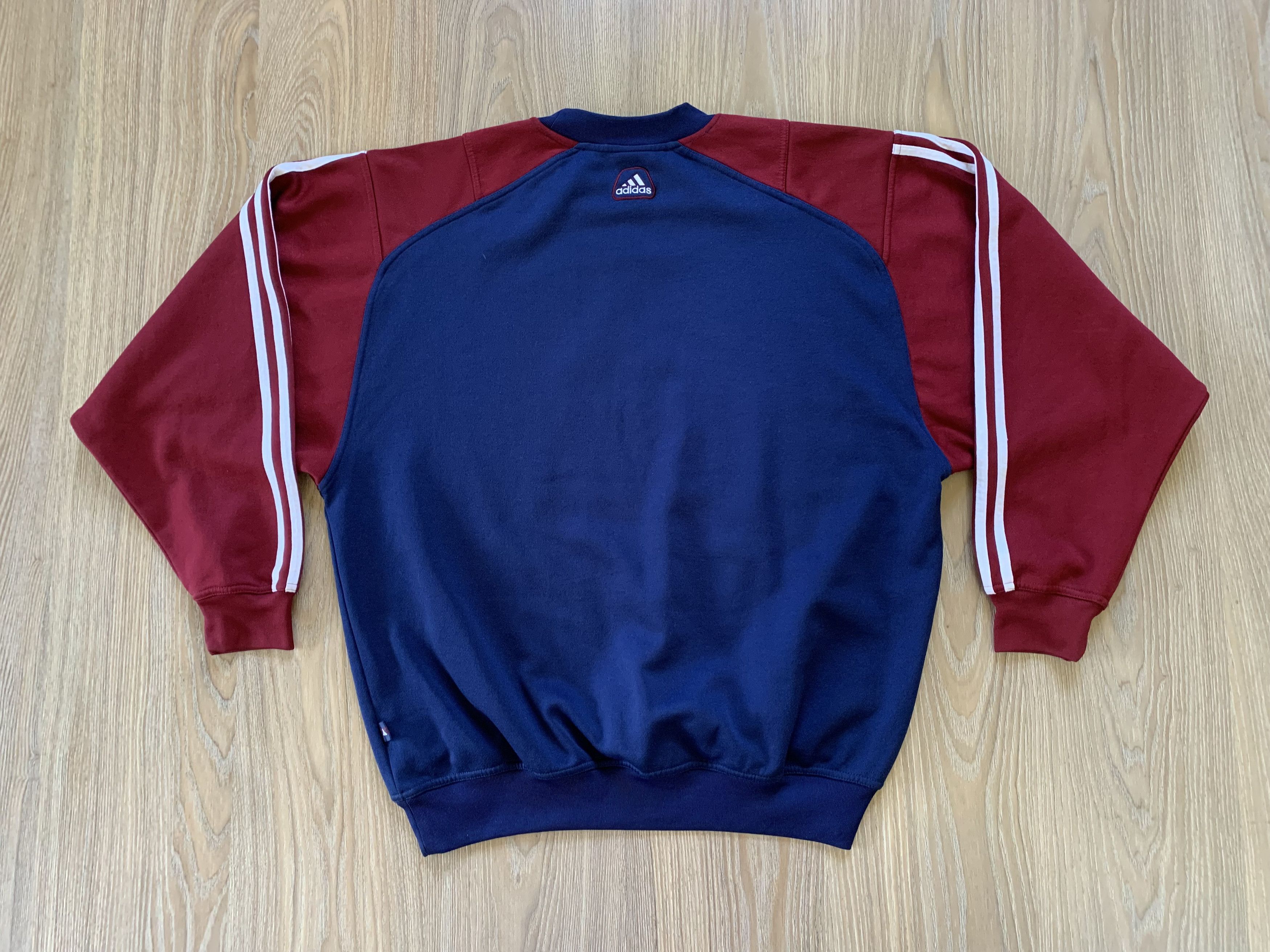 Adidas × Vintage Vintage Adidas Big Logo Sweatshirt Size US S / EU 44-46 / 1 - 3 Thumbnail