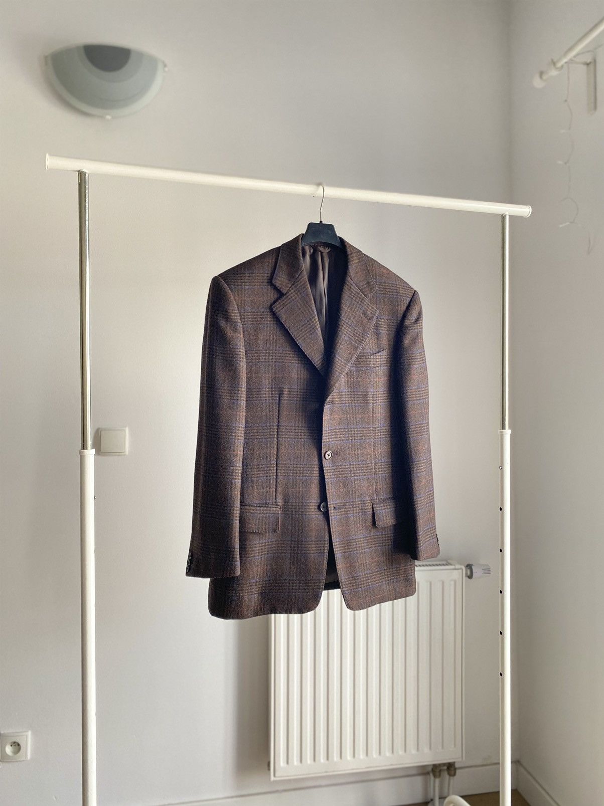 Luigi Bianchi Luigi Bianchi 100% Wool Checkered Blazer Size 42R - 1 Thumbnail