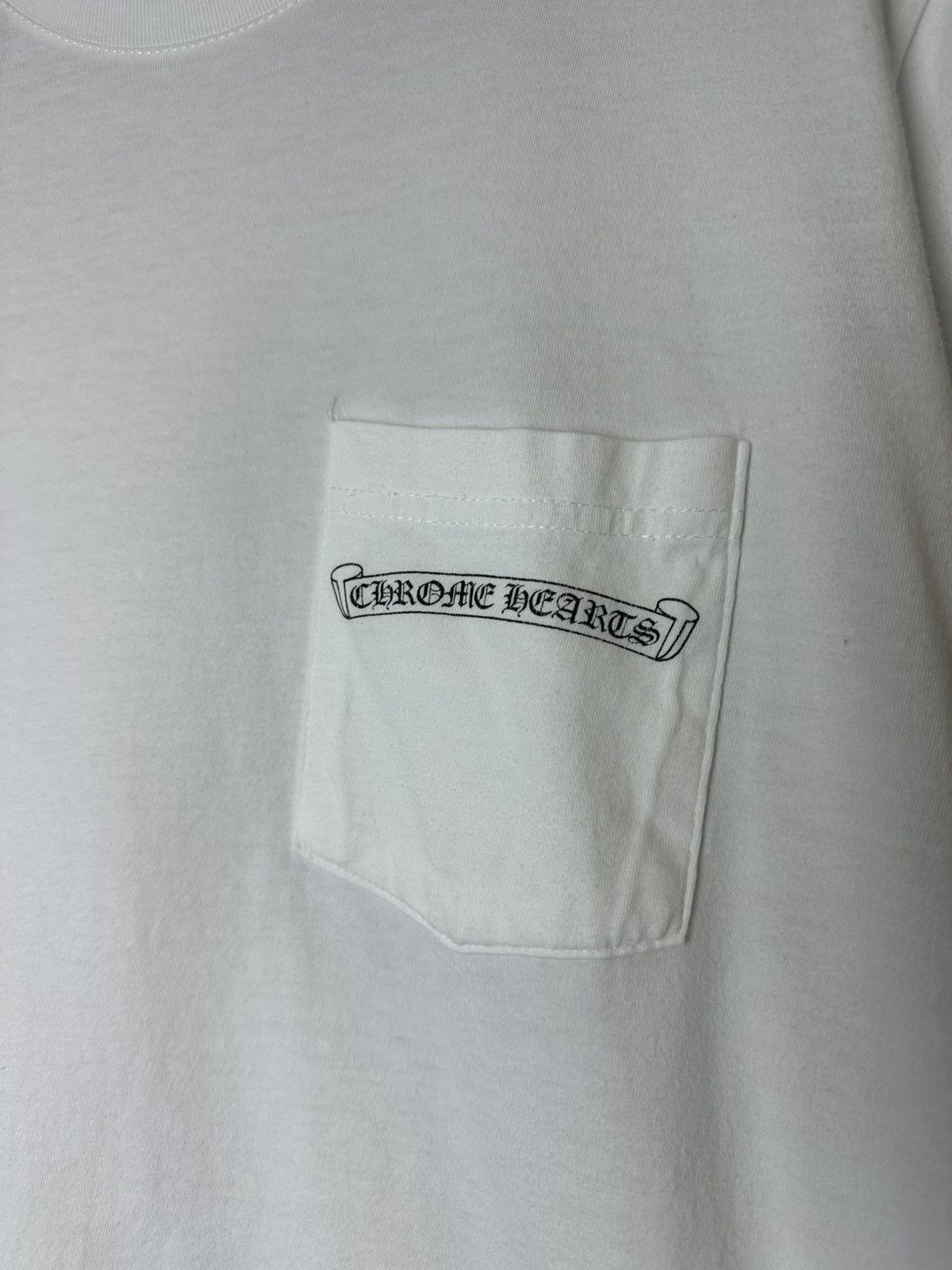 Chrome Hearts Chrome Hearts Jumbo Cross Scroll Pocket Tee Size US M / EU 48-50 / 2 - 4 Thumbnail