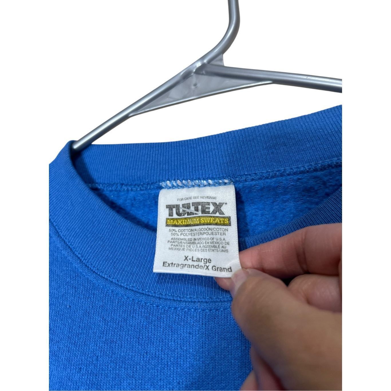 Tultex Vintage 90s Alaska Tultex Crewneck blue Sweatshirt Size XL Size XL / US 12-14 / IT 48-50 - 6 Thumbnail