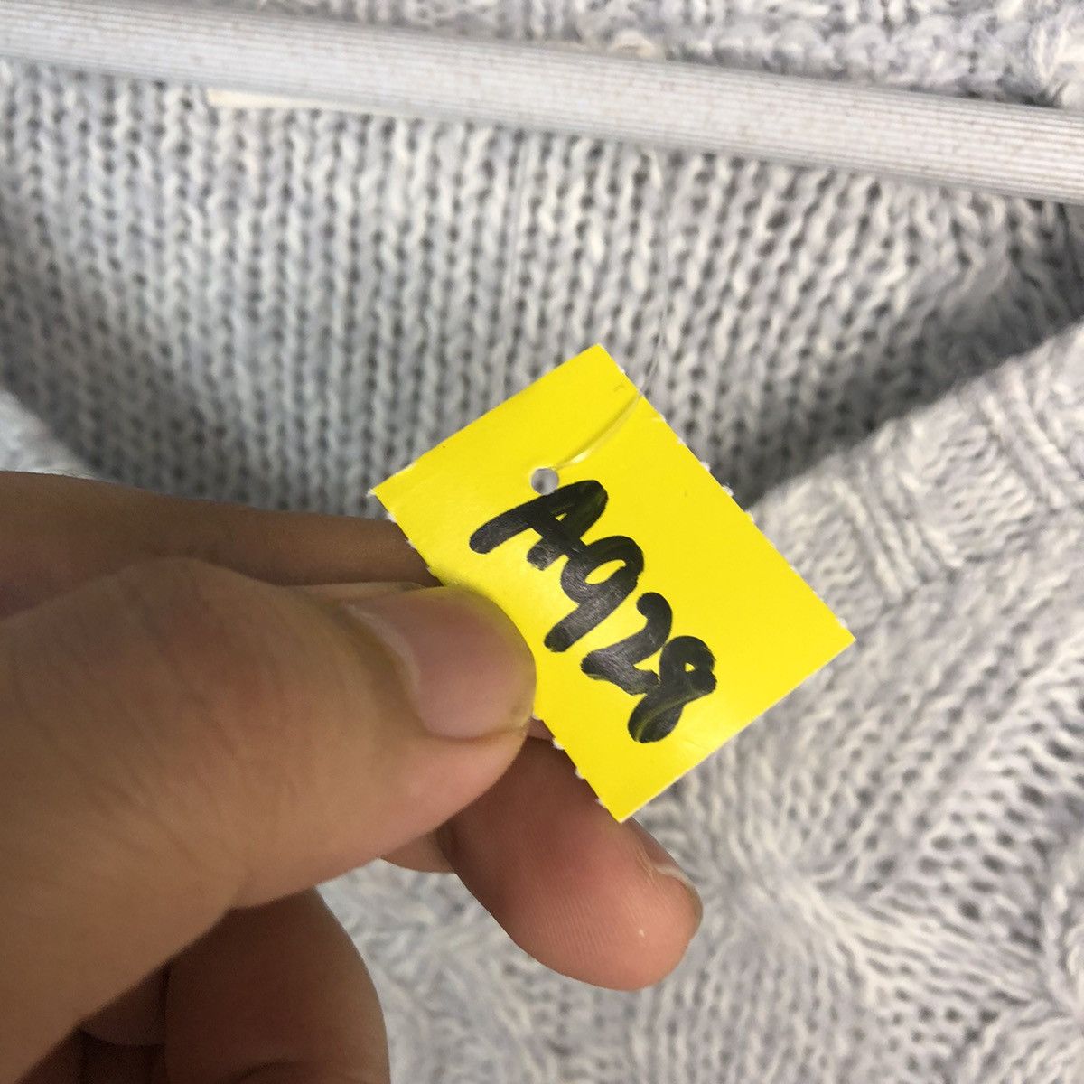 Homespun Knitwear × Japanese Brand × Vintage Japanese Brand Grey vintage Knitwear #A928 Size L / US 10 / IT 46 - 10 Thumbnail