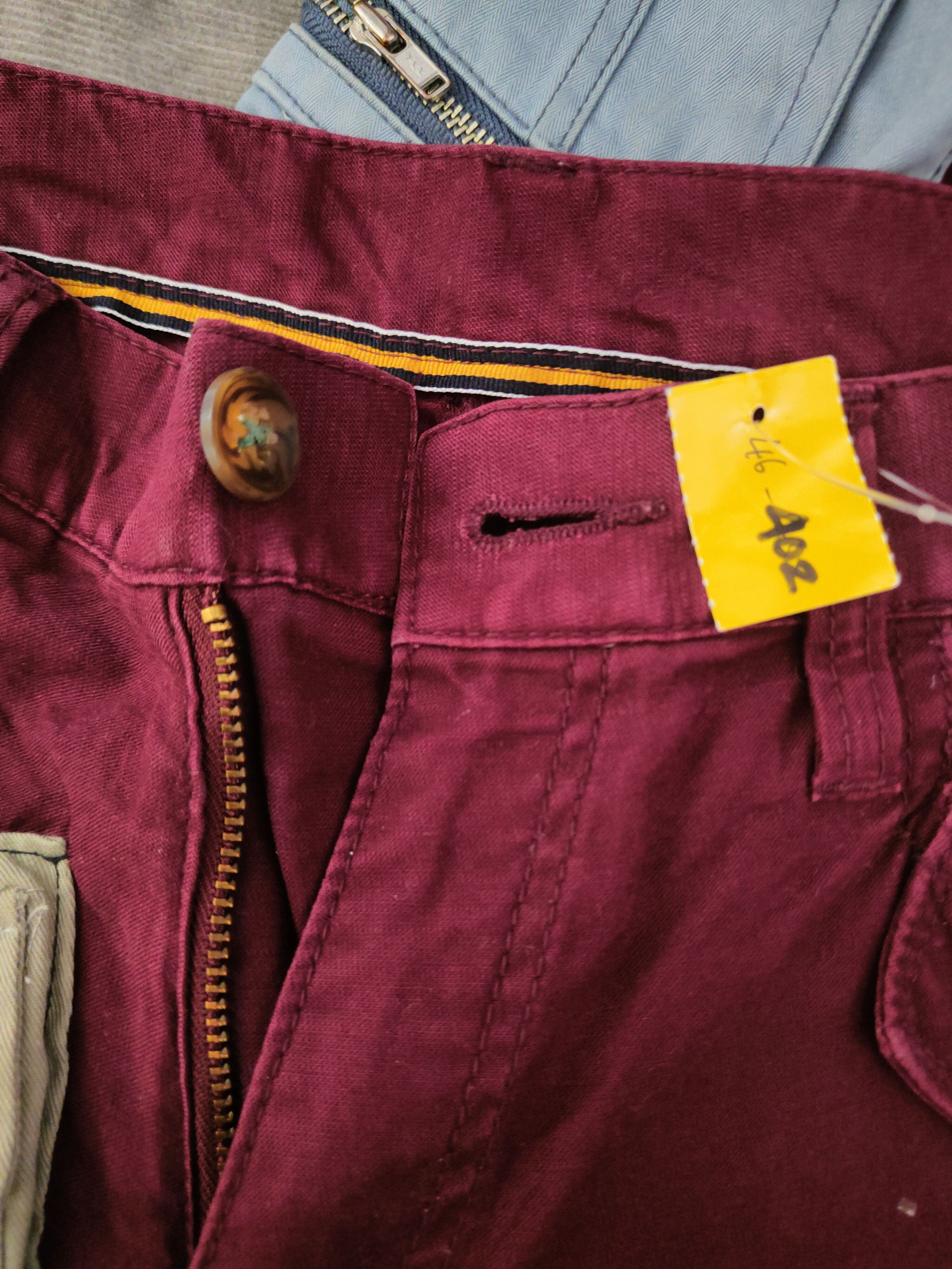 Japanese Brand DL Here's Street Purple Multipocket Cargo Pants #46-402 Size US 32 / EU 48 - 13 Thumbnail