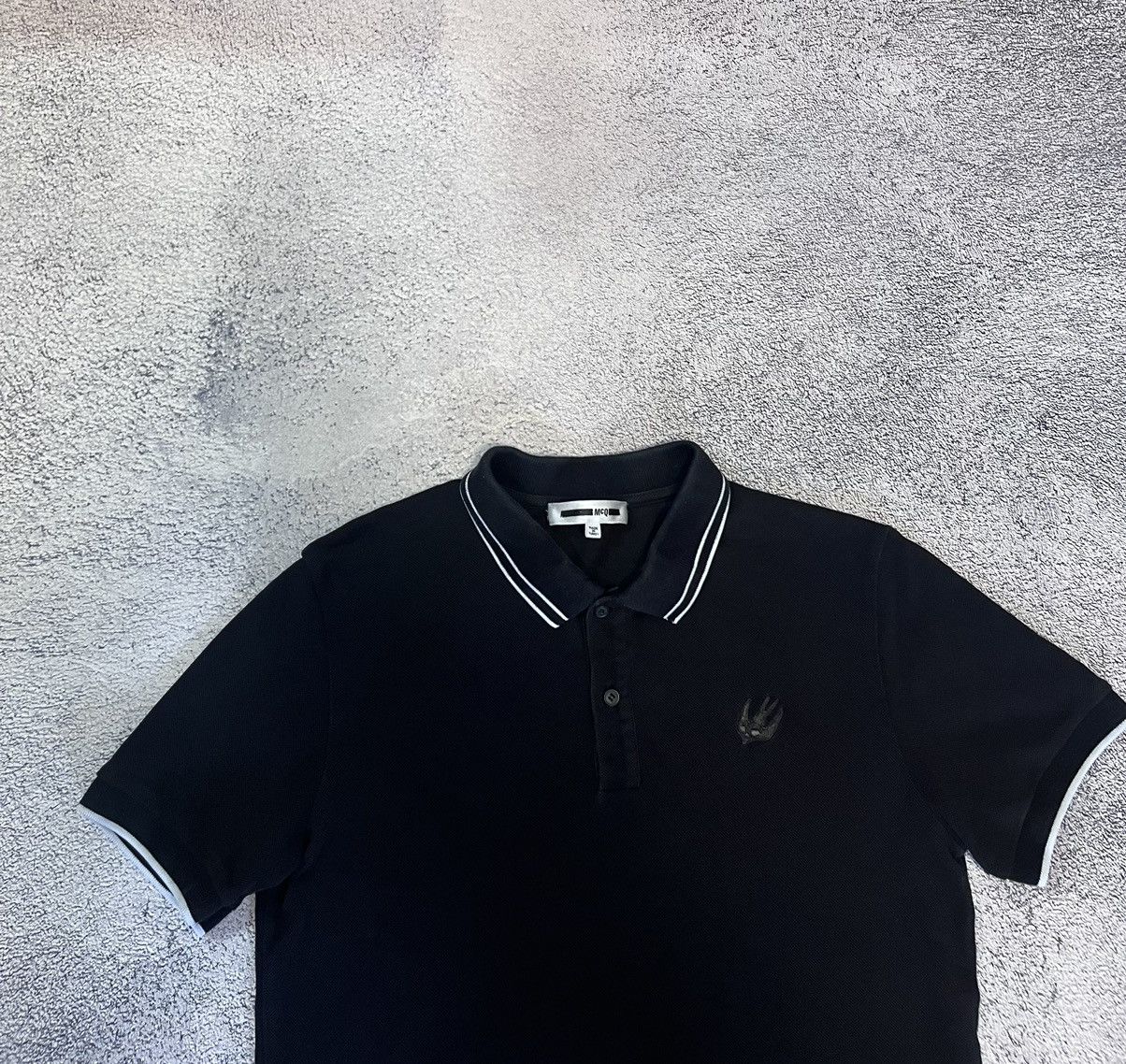 Alexander McQueen McQ Alexander McQueen Black Polo Shirt Men’s S Logo Cotton Size US S / EU 44-46 / 1 - 3 Thumbnail