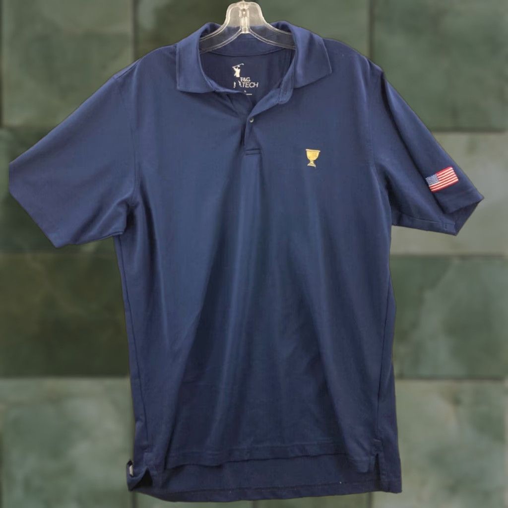 Vintage Tech Polo Shirt Mens Large Short Sleeve Golfing Embroidered Pink Size US L / EU 52-54 / 3 - 1 Thumbnail