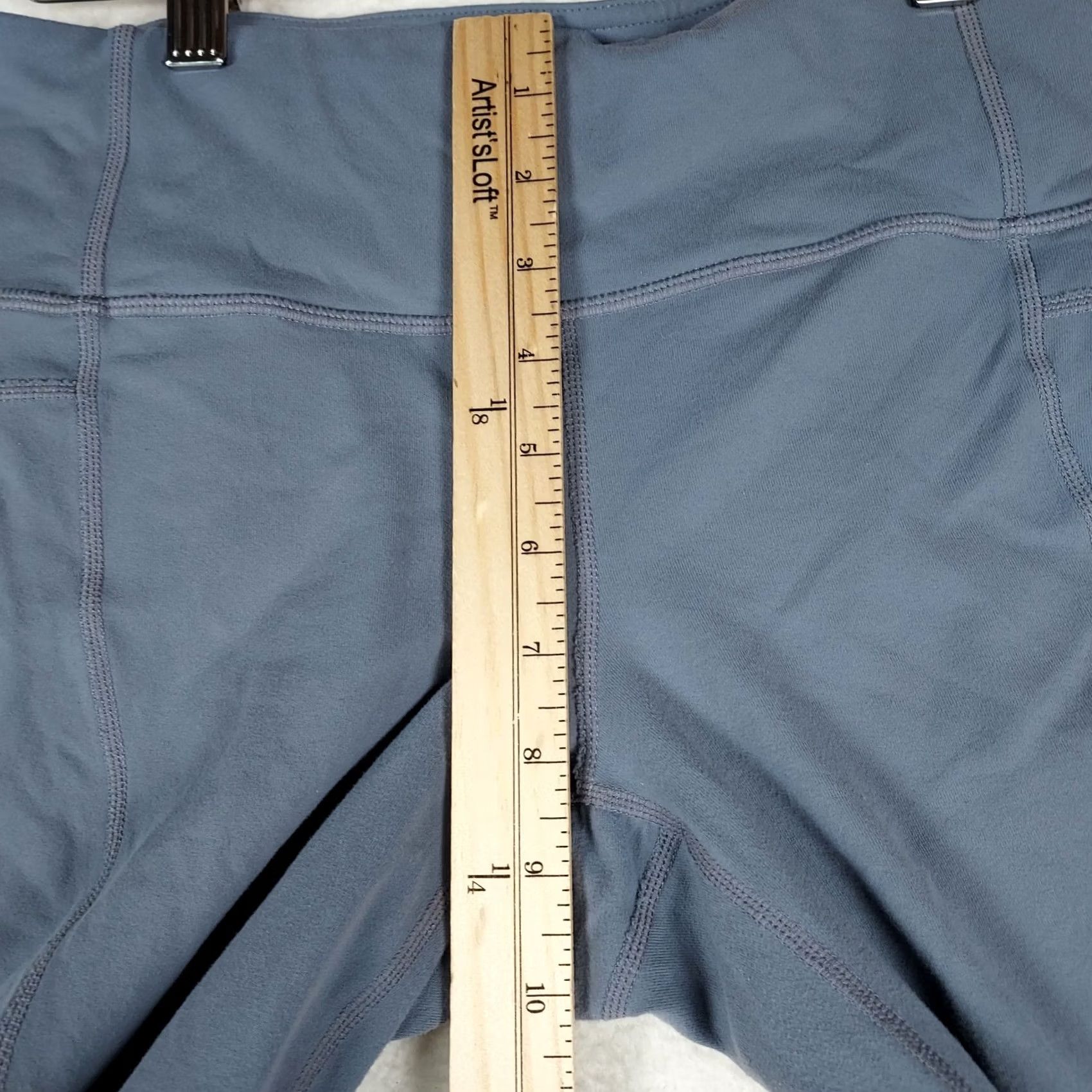Athleta Athleta Leggings Women M Blue Gray High Rise Stretch Skinny Ankle Yoga Athleisure Spring Summer Fall Athletic Training Women Size 32" / US 10 / IT 46 - 7 Thumbnail