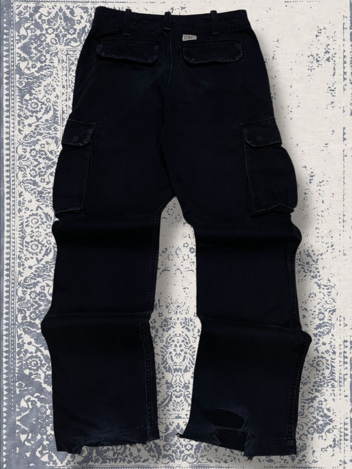 Designer × Polo Ralph Lauren × Vintage Vintage Designer Polo Raplh Laurent Distressed Cargo Pant Size US 29 - 9 Thumbnail
