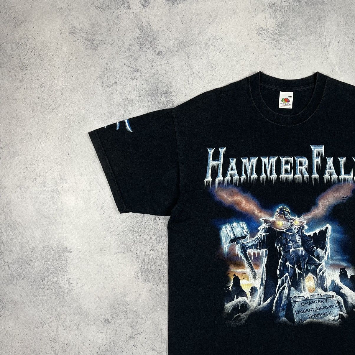 Band Tees Vintage Hammer Fall rare heavy metal rock band tee 90’s Size US L / EU 52-54 / 3 - 6 Thumbnail