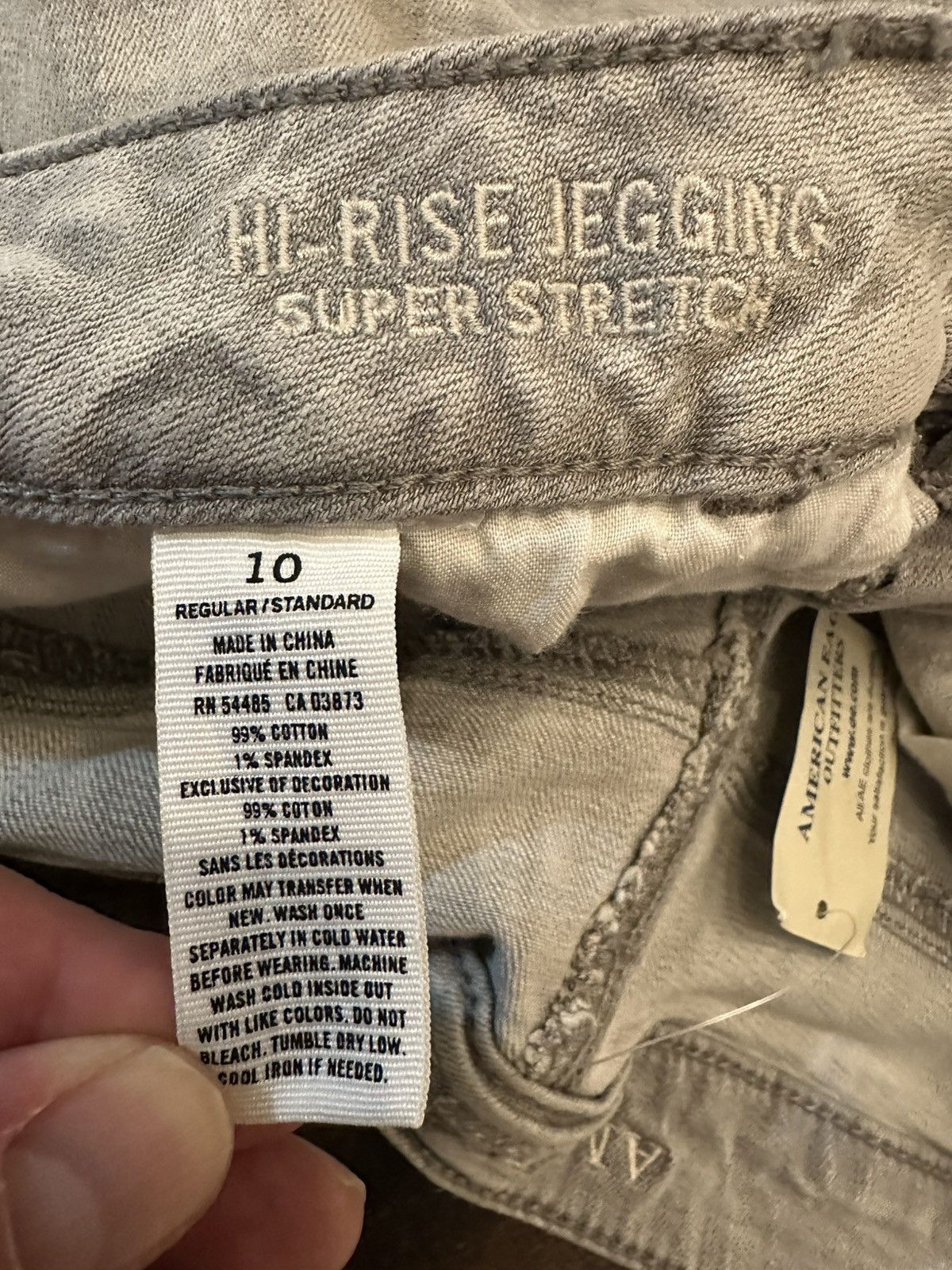 American Eagle Outfitters NWT American Eagle Hi-Rise Super Stretch Jegging Size 10 Size 32" / US 10 / IT 46 - 7 Thumbnail