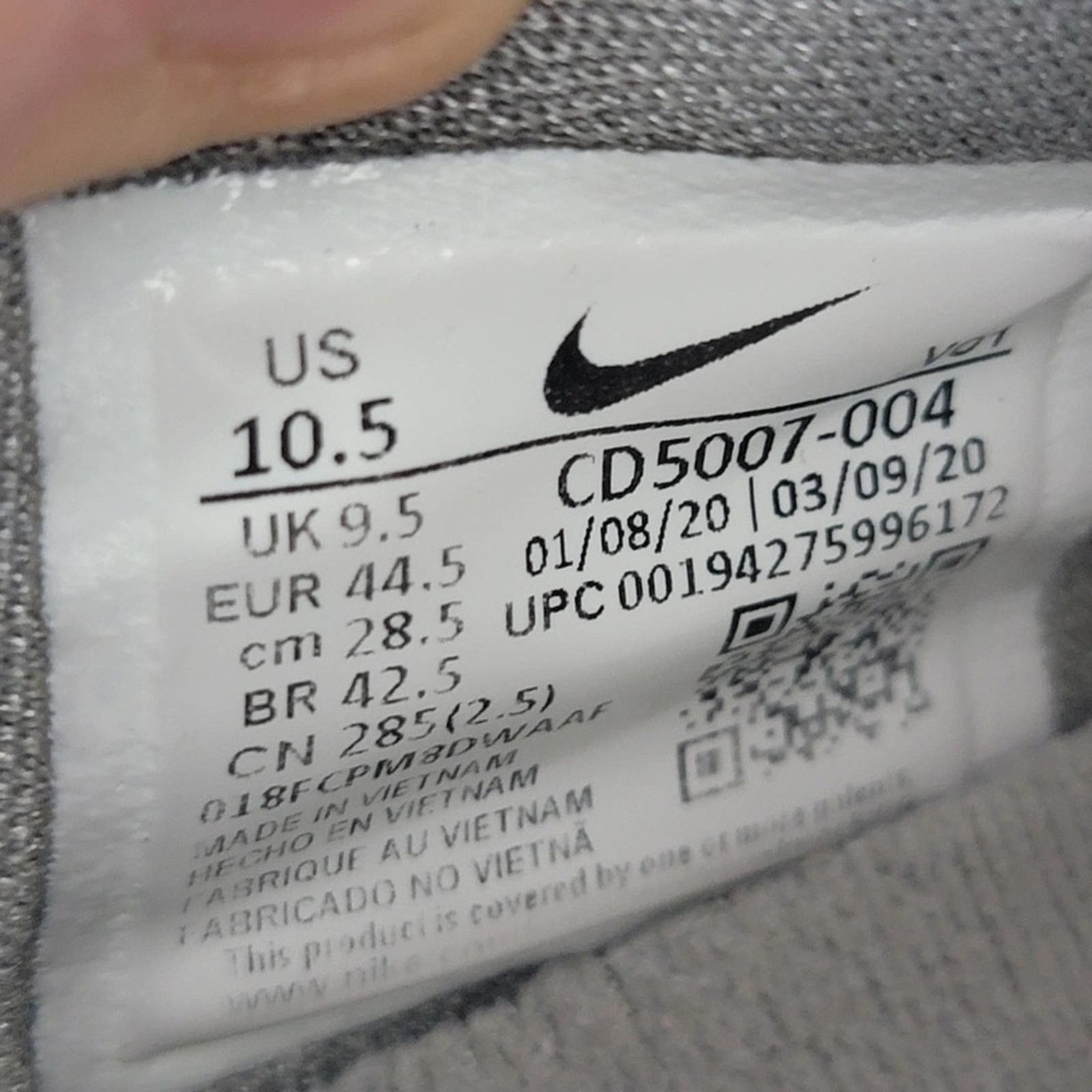 Nike Nike LeBron 17 Low 'Particle Grey' - 10.5e Size US 10.5 / EU 43-44 - 9 Thumbnail