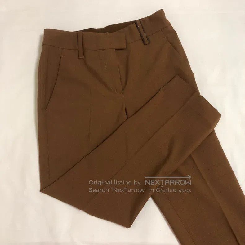 Brunello Cucinelli Brunello Cucinelli Suit Trousers Size 26" / US 2 / IT 38 - 1 Thumbnail