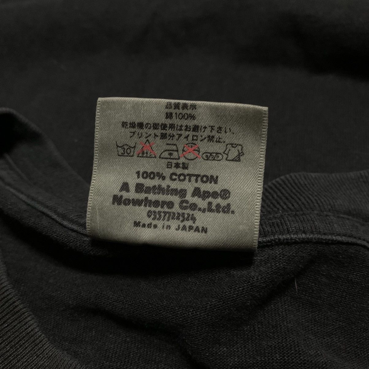 Bape Bape Medium A Bathing Ape Graphic Black Tee Vintage OG Size US M / EU 48-50 / 2 - 7 Thumbnail