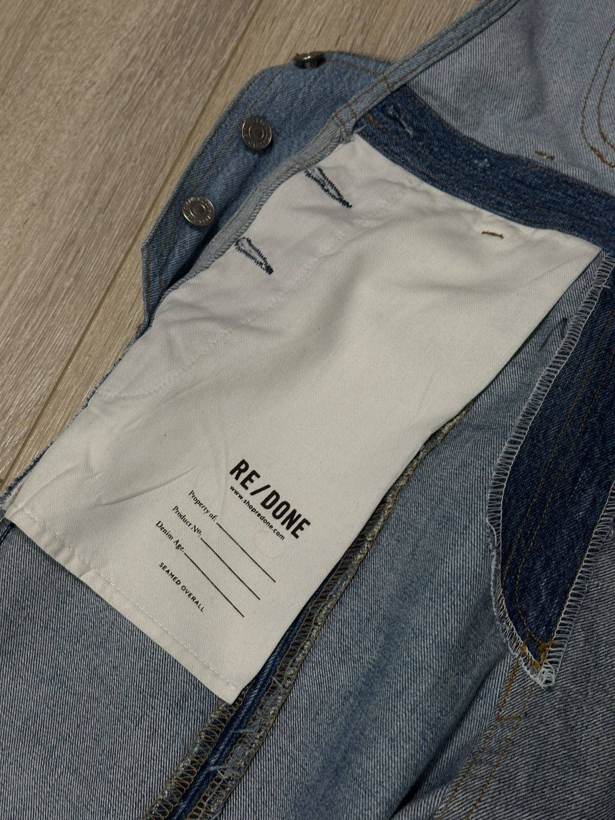 RE/DONE RE/DONE x Levi's unique patchwork dungarees Size 30" / US 8 / IT 44 - 7 Thumbnail