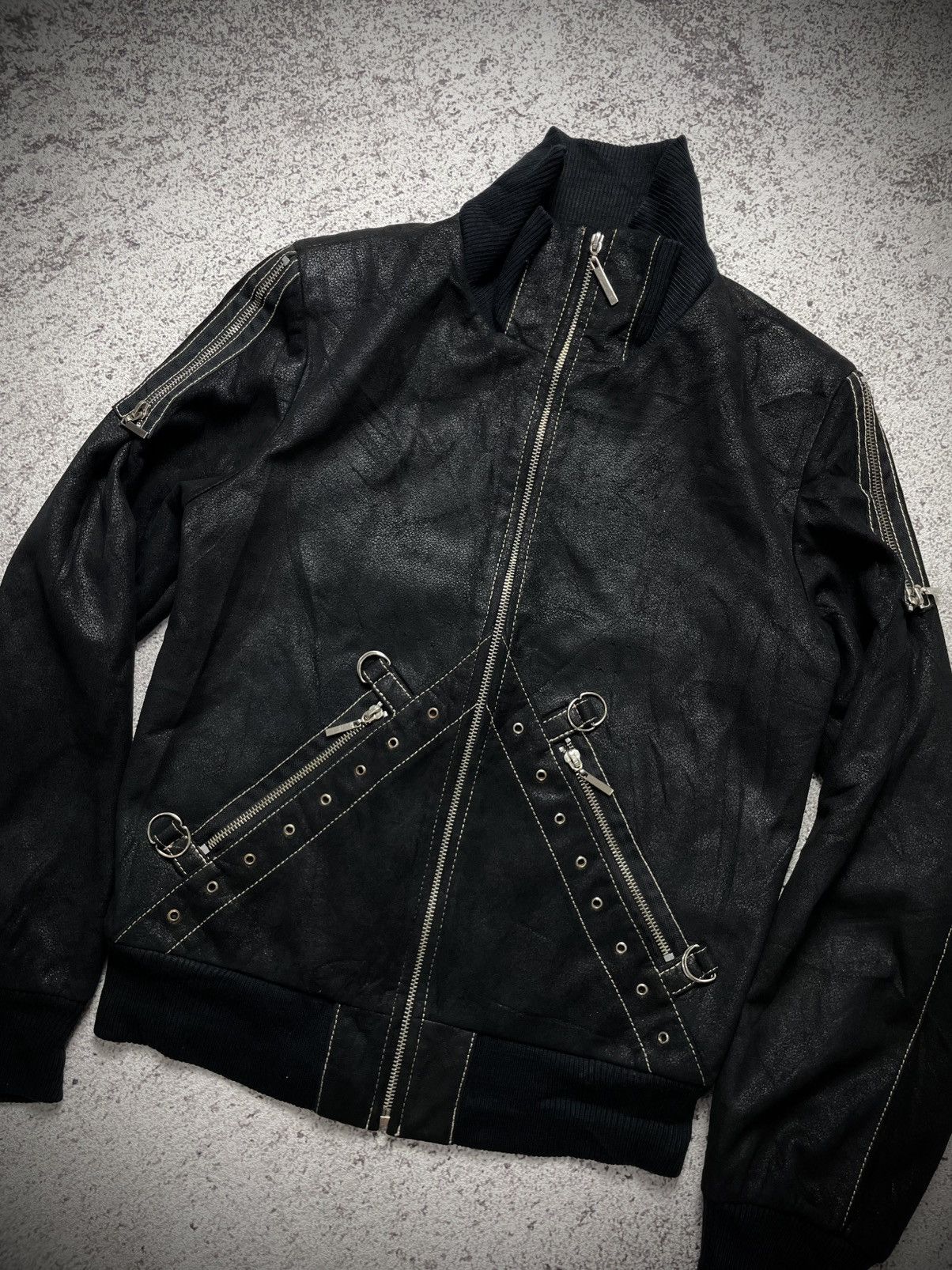 If Six Was Nine 2000s in form - Bondage Gothic Punk Jacket LGB If6was9 Style Size US M / EU 48-50 / 2 - 2 Thumbnail