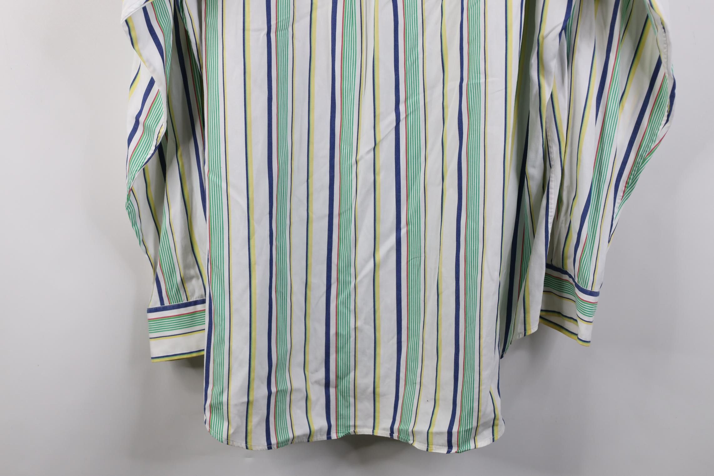 Polo Ralph Lauren Vintage 90s Ralph Lauren Striped Collared Button Down Shirt Size US L / EU 52-54 / 3 - 12 Thumbnail