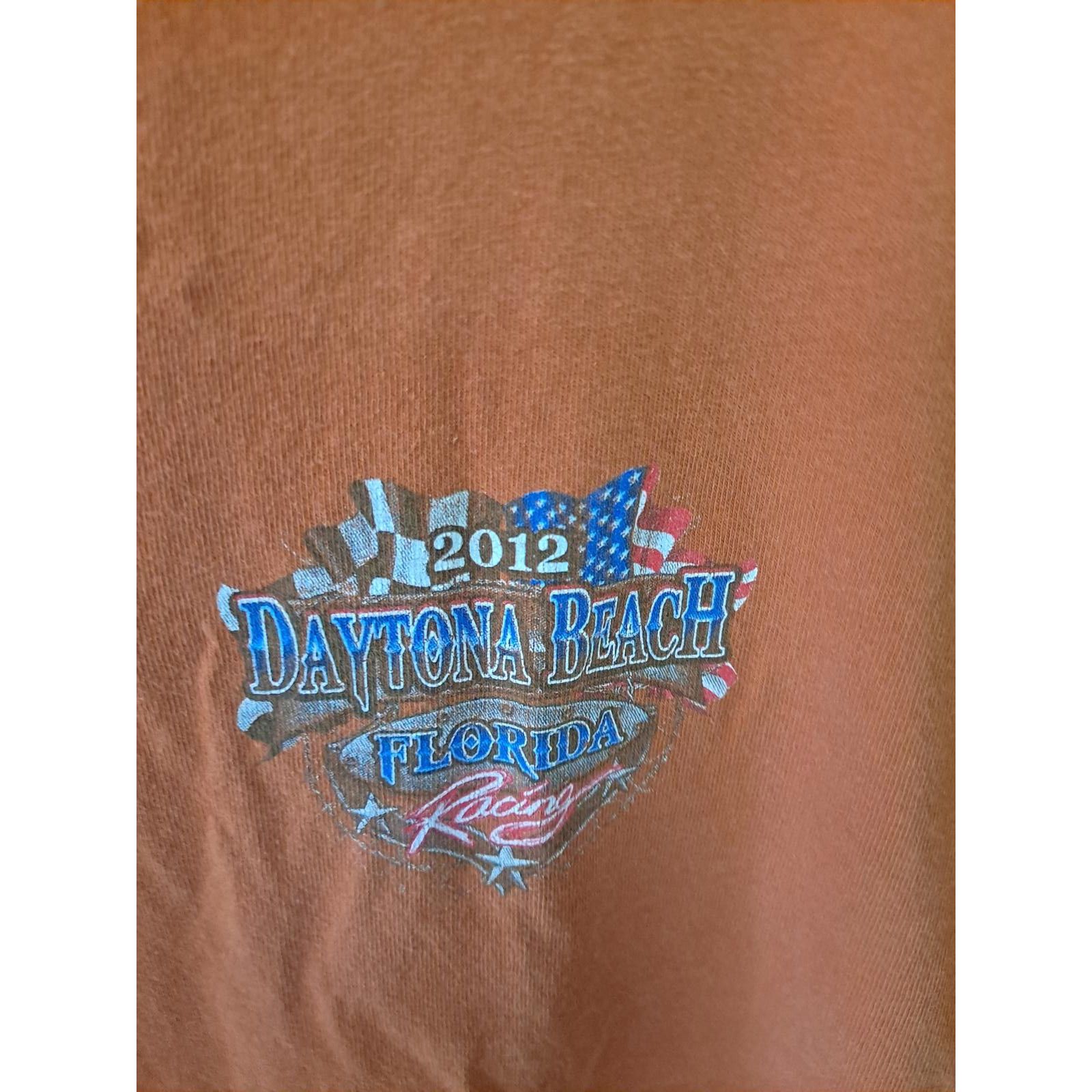 Gildan Vintage 2012 Daytona Beach Florida Racing Size XL Size US XL / EU 56 / 4 - 4 Thumbnail