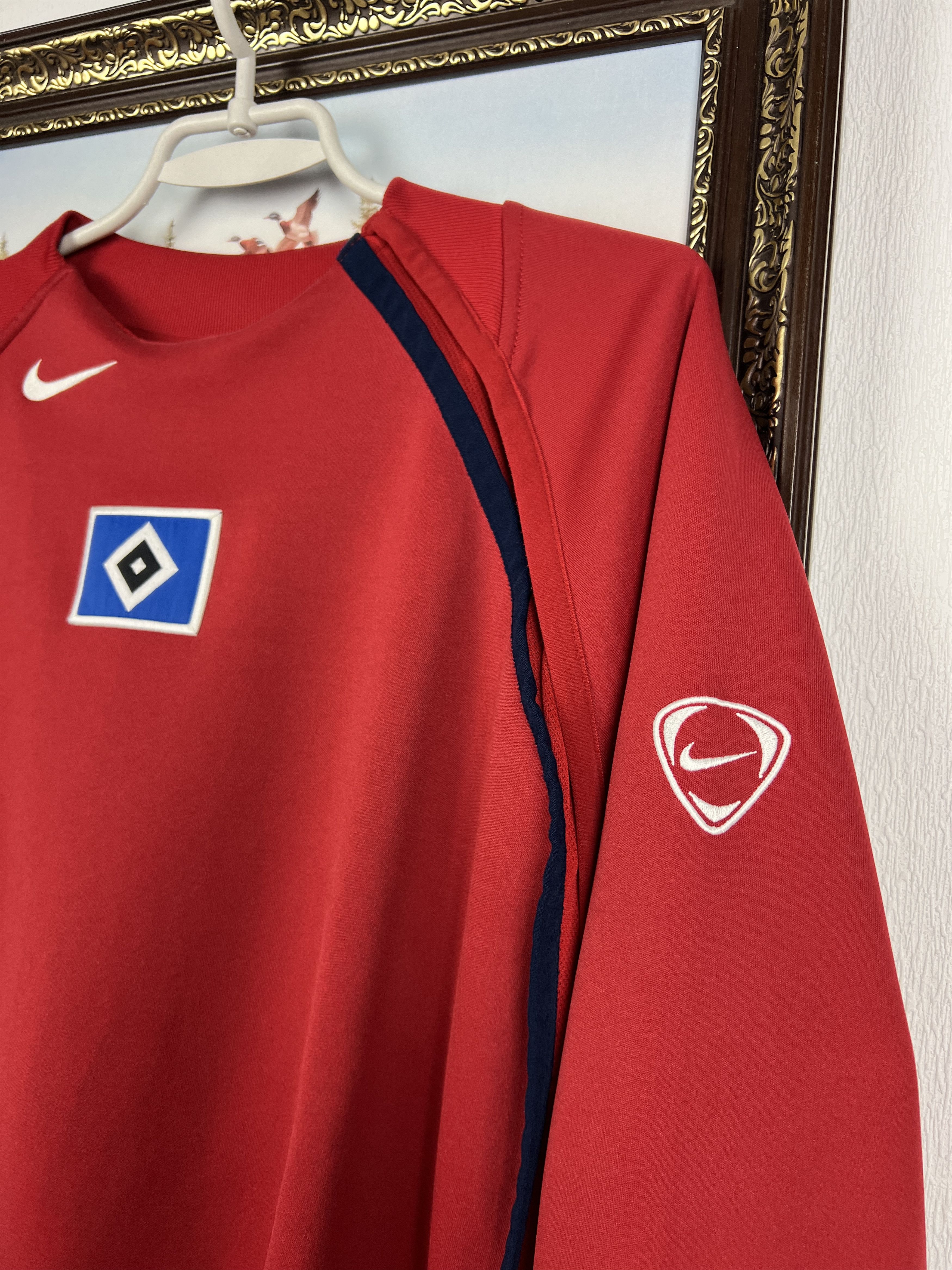 Nike Hamburg Football Sweatshirt Soccer Track Top Train Jacket Size US XL / EU 56 / 4 - 4 Thumbnail