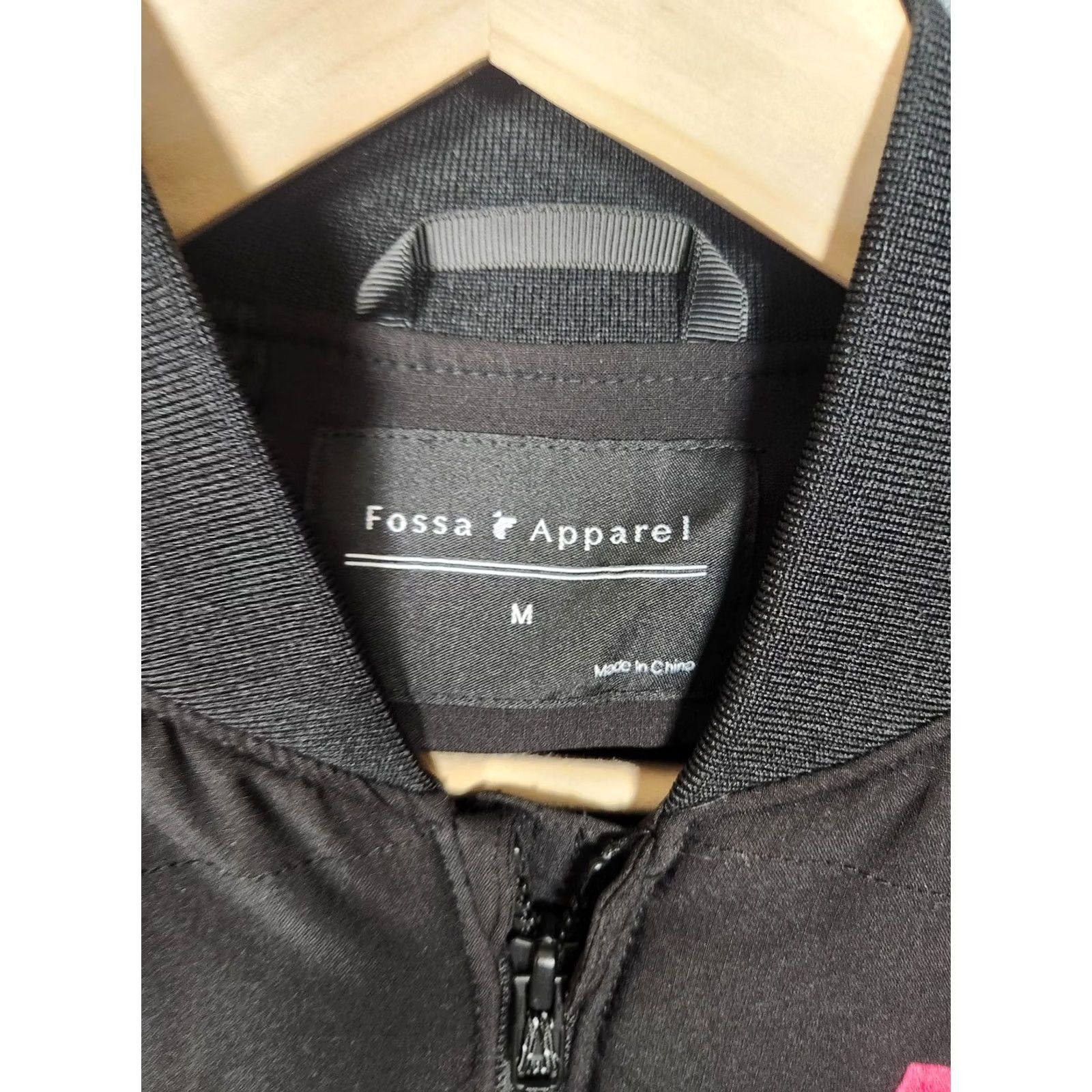 Vintage Fossa Apparel T-Mobile Jacket Mens Medium Black Gray Full Zip Bomber Logo Size US M / EU 48-50 / 2 - 3 Thumbnail