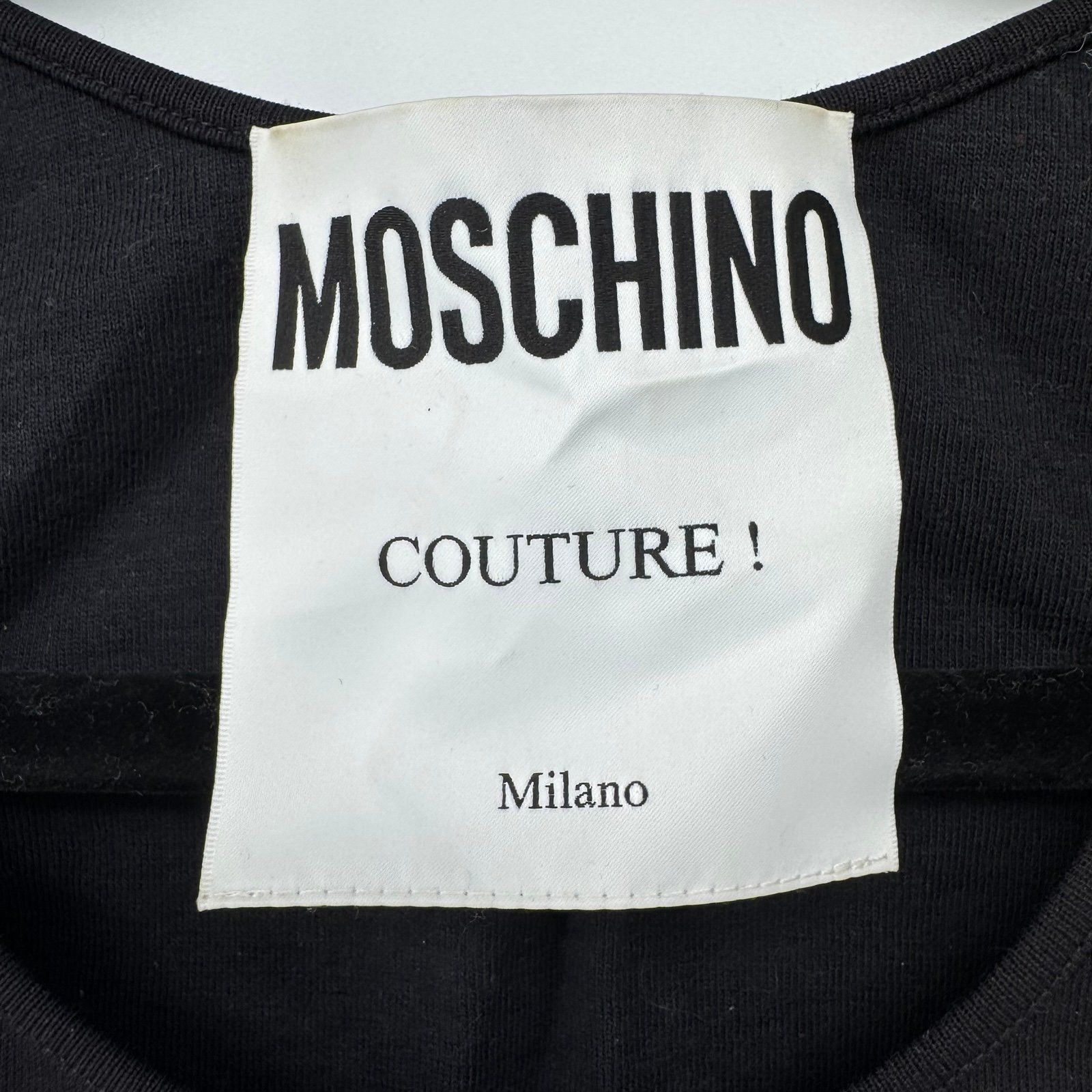 Moschino Moschino Couture Milano Logo Tank Top – Size IT 36 (US 2) Size XS / US 0-2 / IT 36-38 - 2 Thumbnail