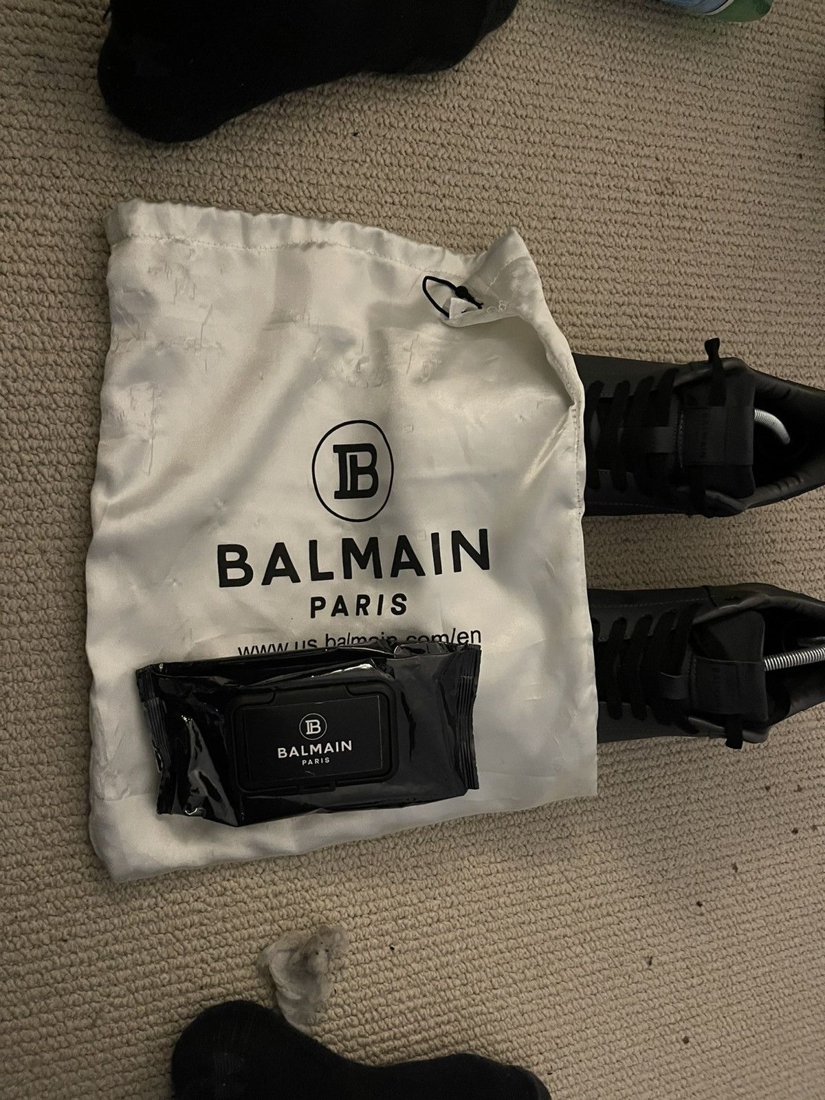 Balmain Balmain Baskets B-Court en cuir de veau Size US 10 / EU 43 - 7 Thumbnail
