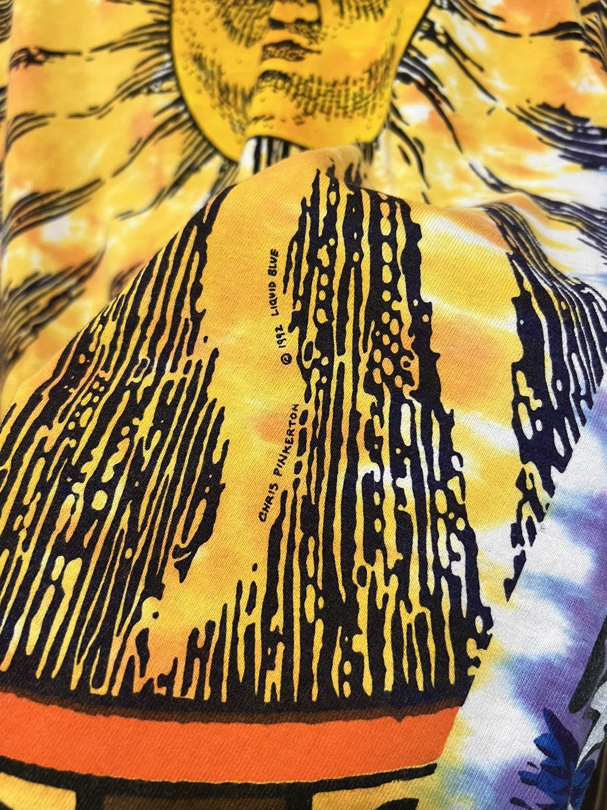 Liquid Blue × Vintage Vintage 90s Liquid Blue Sun N Moon Fullprint Tshirt Size US L / EU 52-54 / 3 - 7 Thumbnail