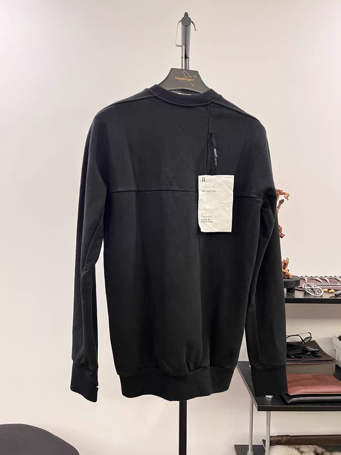 11 By Boris Bidjan Saberi 11by BBS Cotton Stitched Sweatshirt K35 Size US XXS / EU 40 - 2 Thumbnail